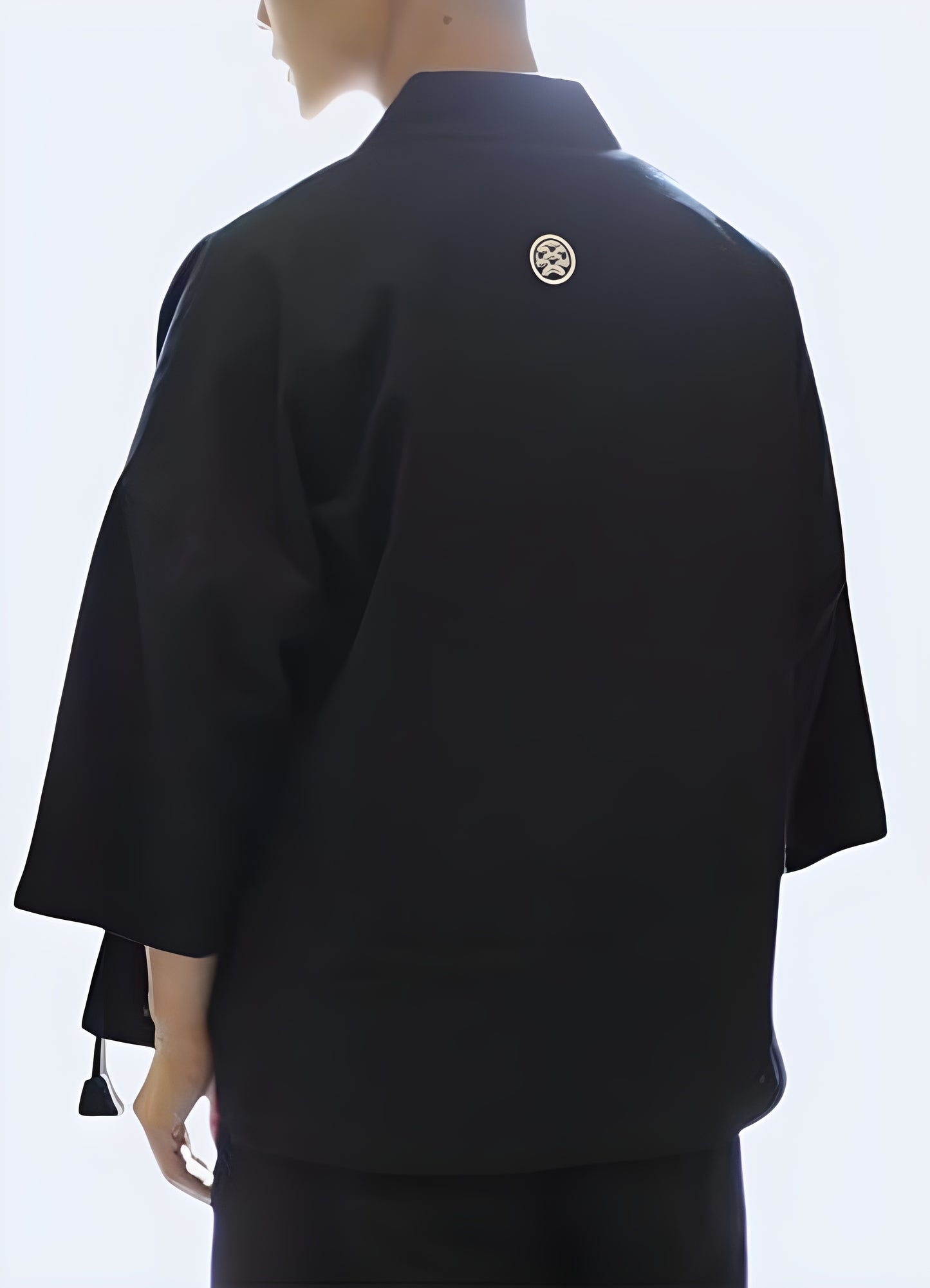 A model wearing the stylish killwinner jacket in black.