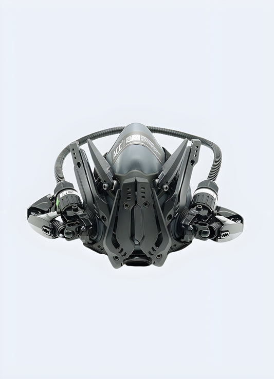 Abstract asymmetrical style avant-garde mask.
