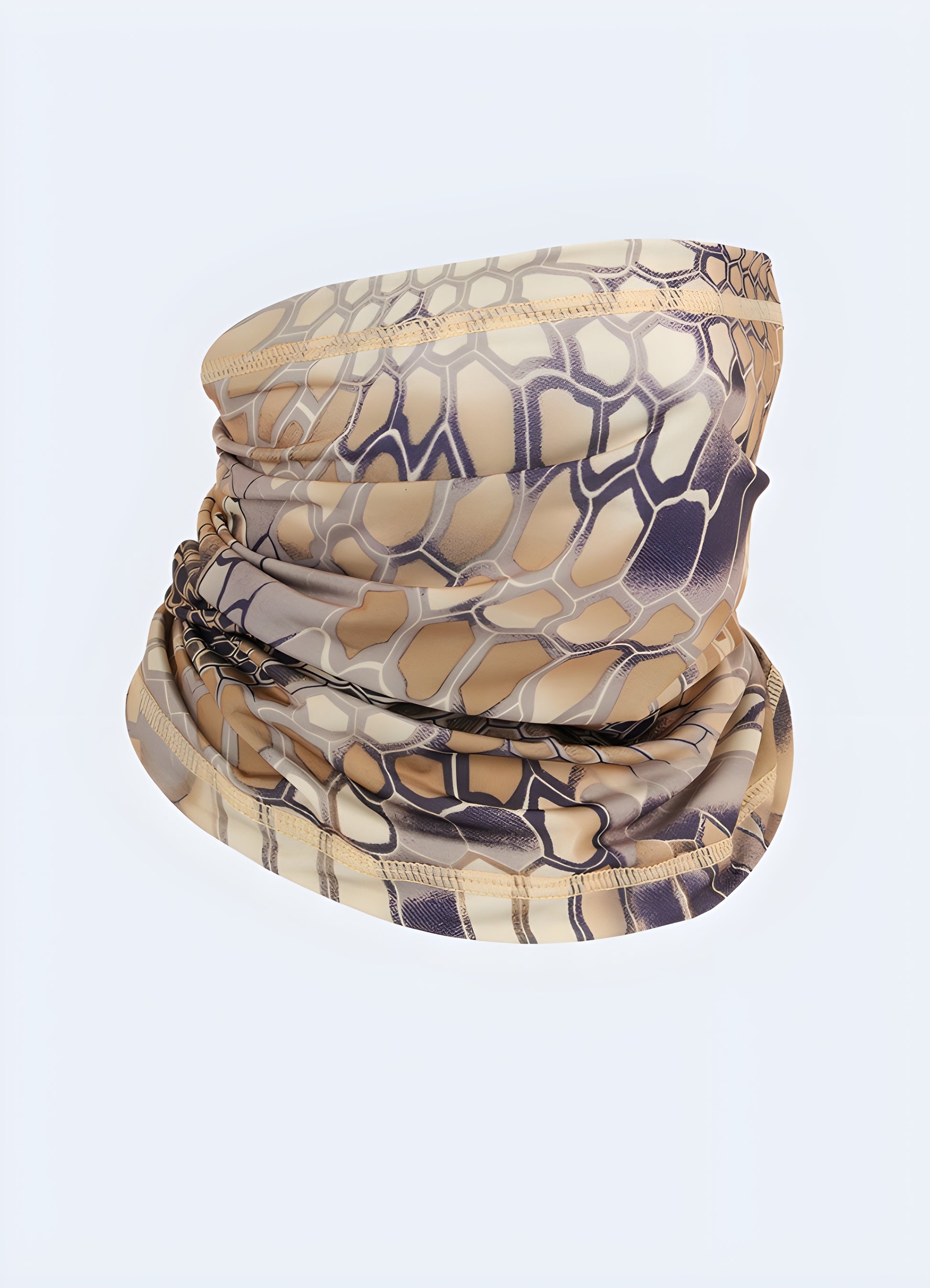 Cover your face and neck with this seamless balaclava.