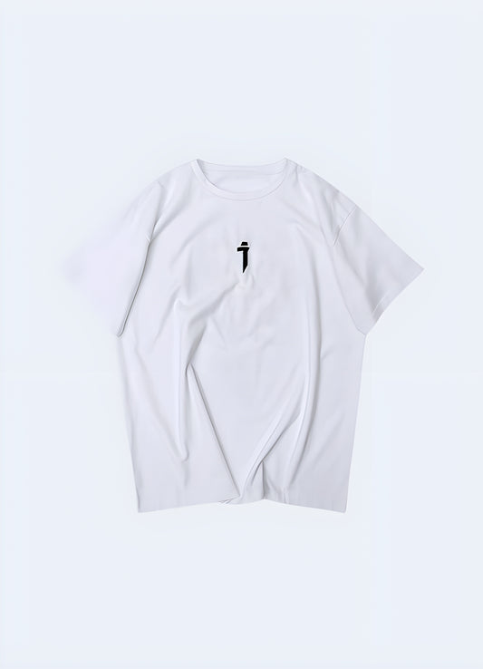 Short sleeve tee with biohazard print regular fit.