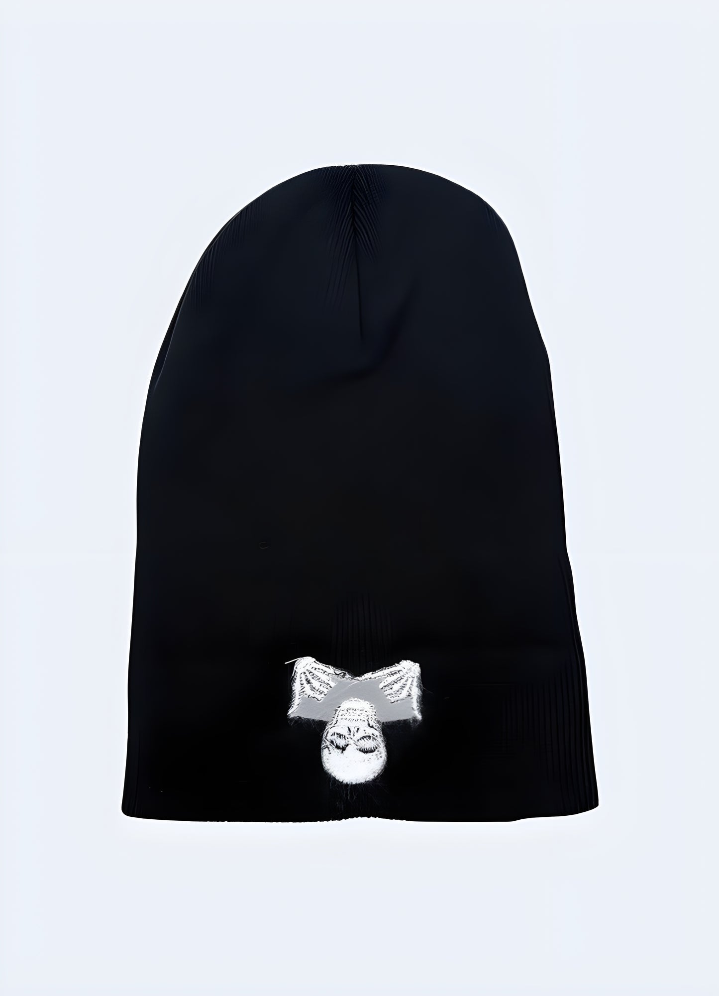 It's a cool beanie that demands attention, instantly adding a touch of sophistication and substance to your outfit.
