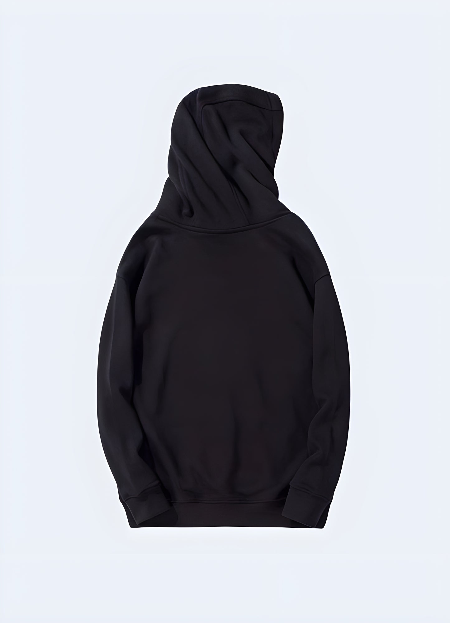 Embrace the laid-back vibes of this black japanese hoodie.