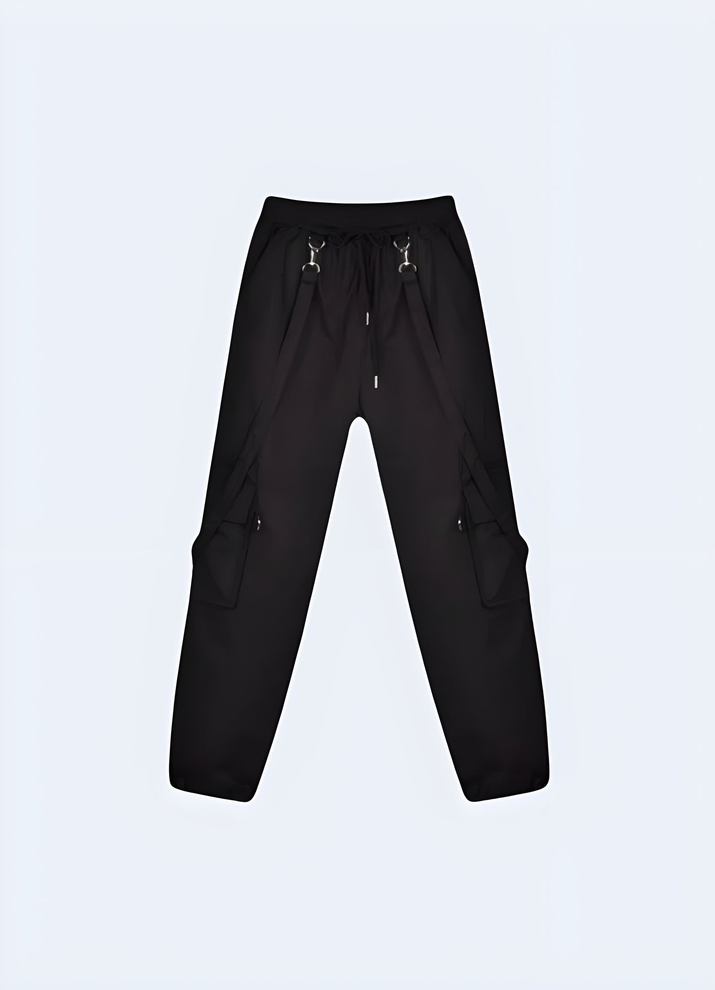 The pant straps accentuate the techwear style of these pants with a minimalist, fashion-forward fit.