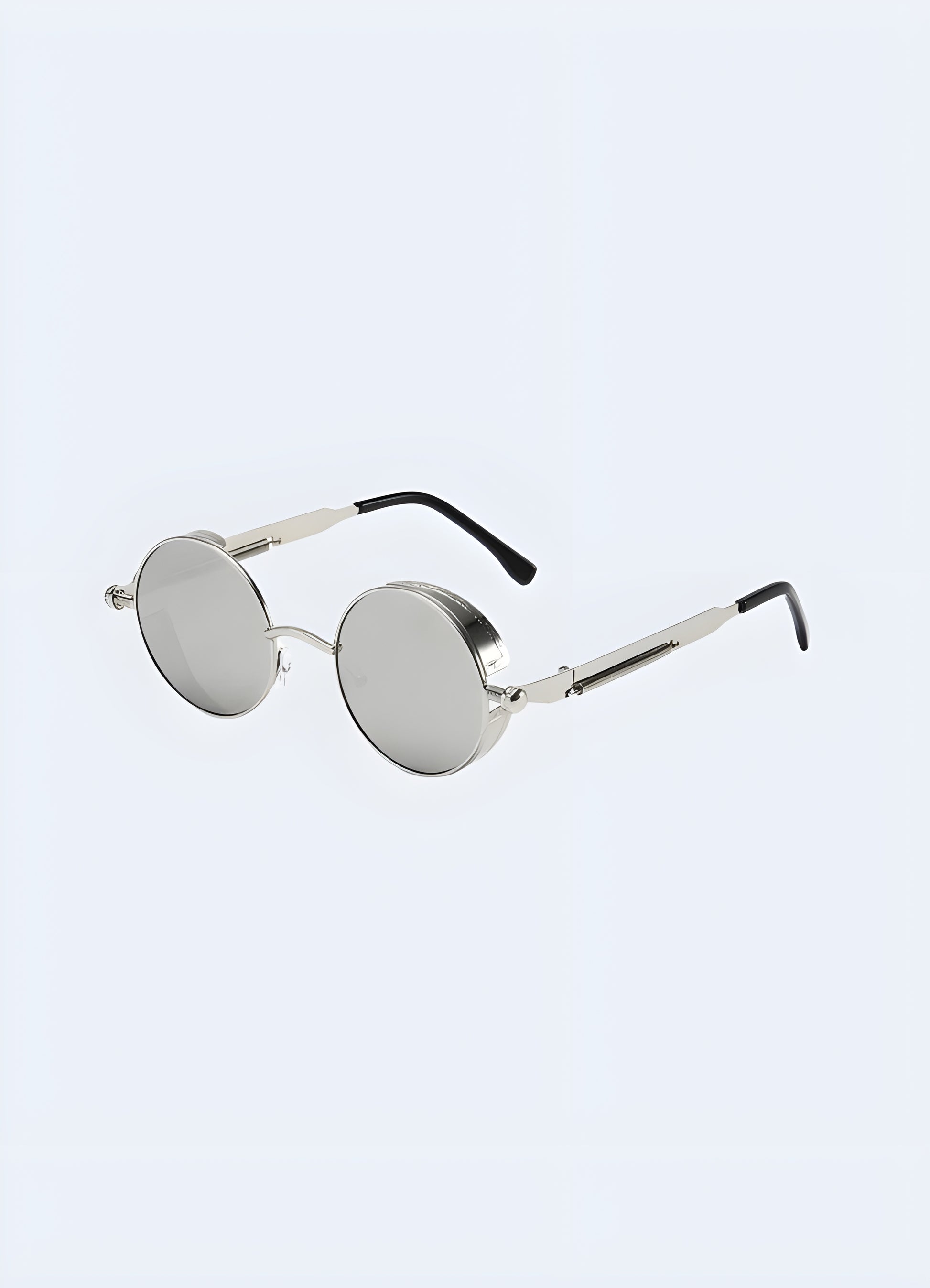 Step back in time with the circle retro sunglasses.