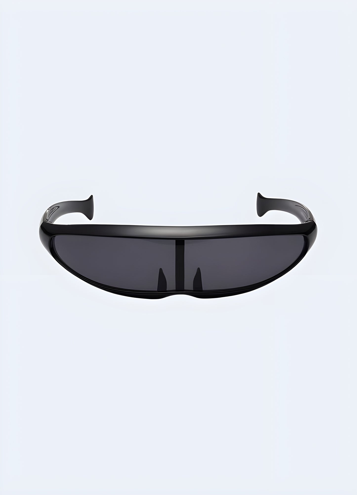 Sleek semi-rimless design, UV protection, and futuristic vibes inspired by anime make a bold statement.
