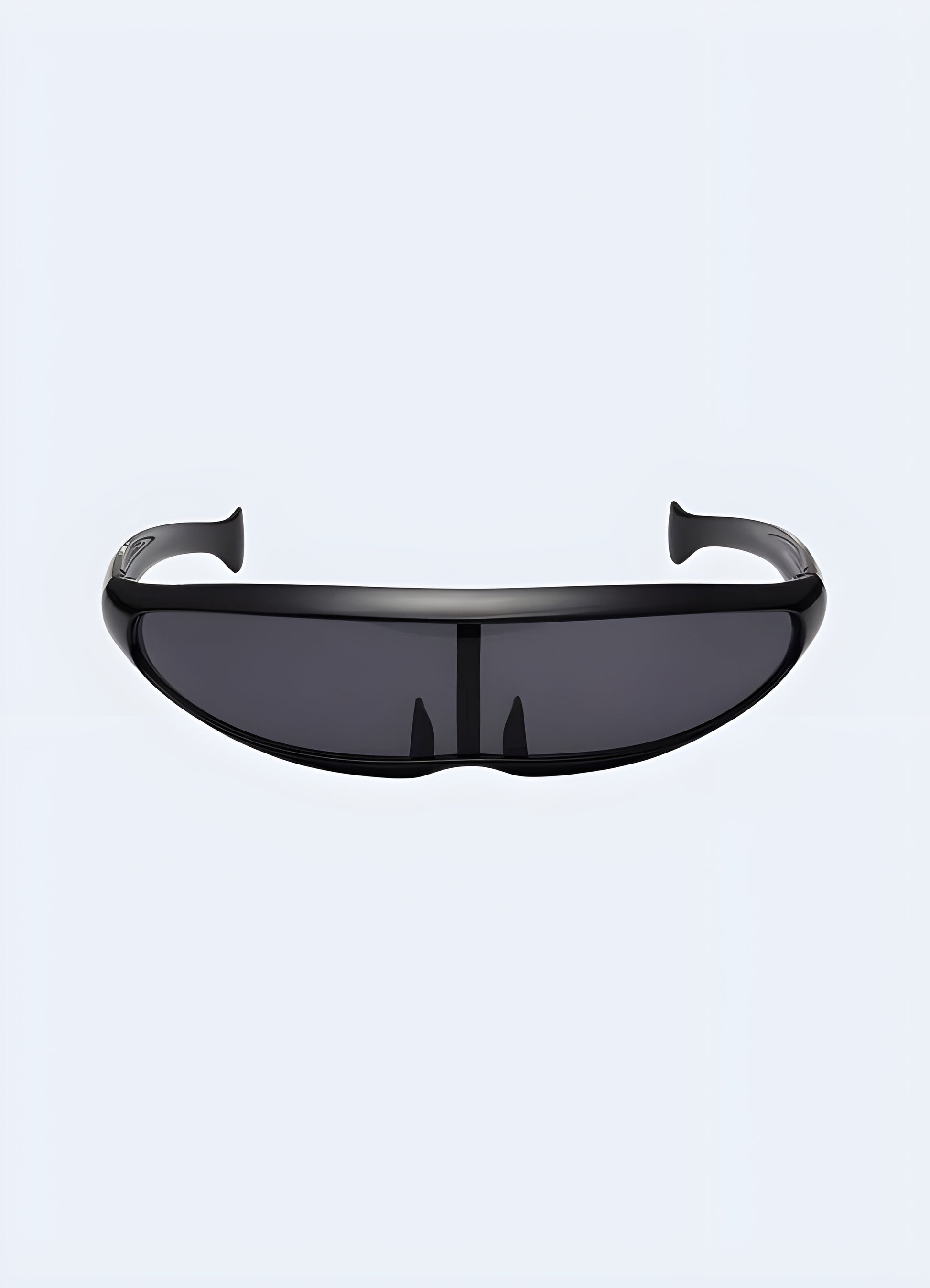 Sleek semi-rimless design, UV protection, and futuristic vibes inspired by anime make a bold statement.