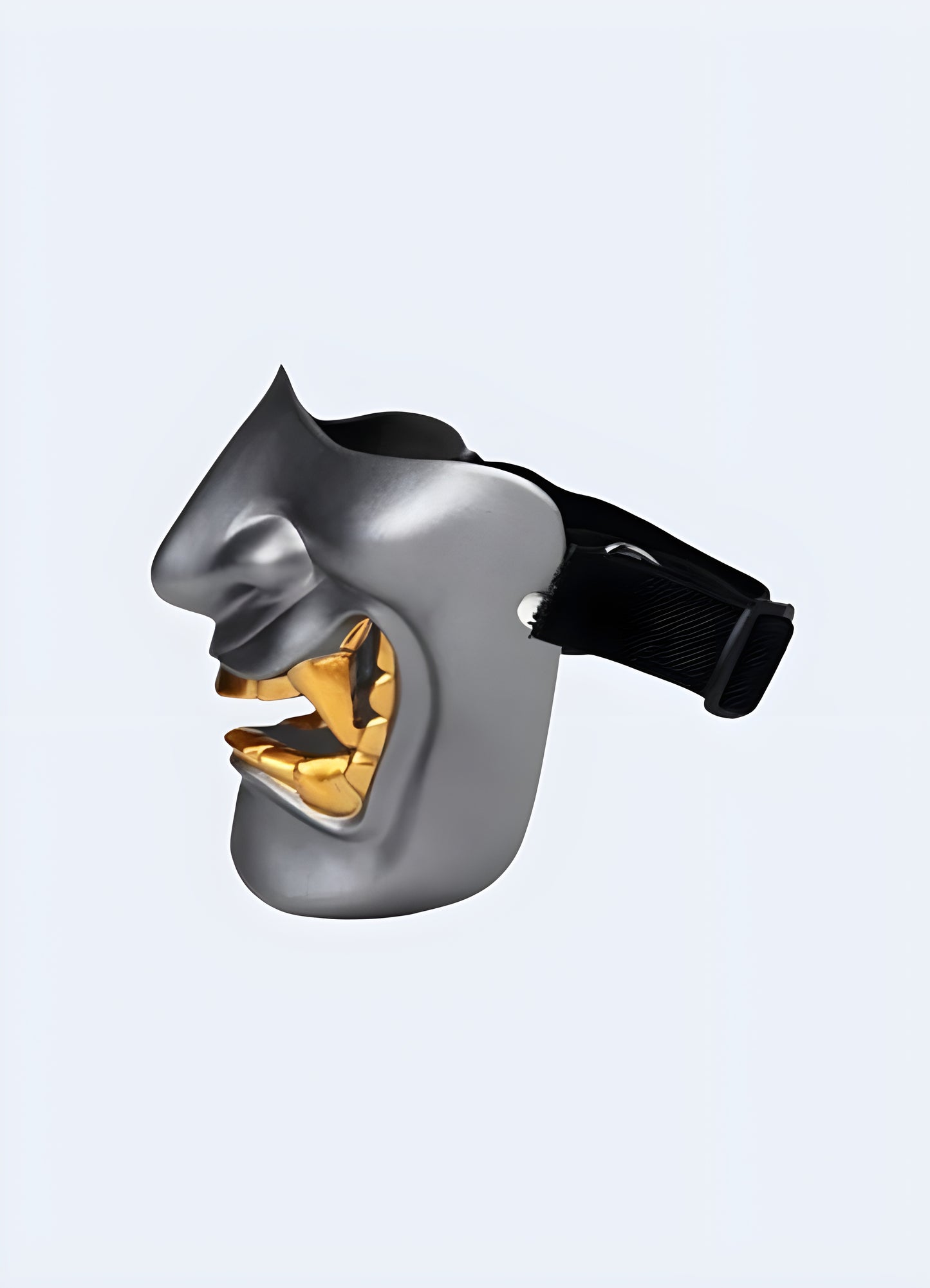 Choose your power with this versatile cyberpunk oni mask.