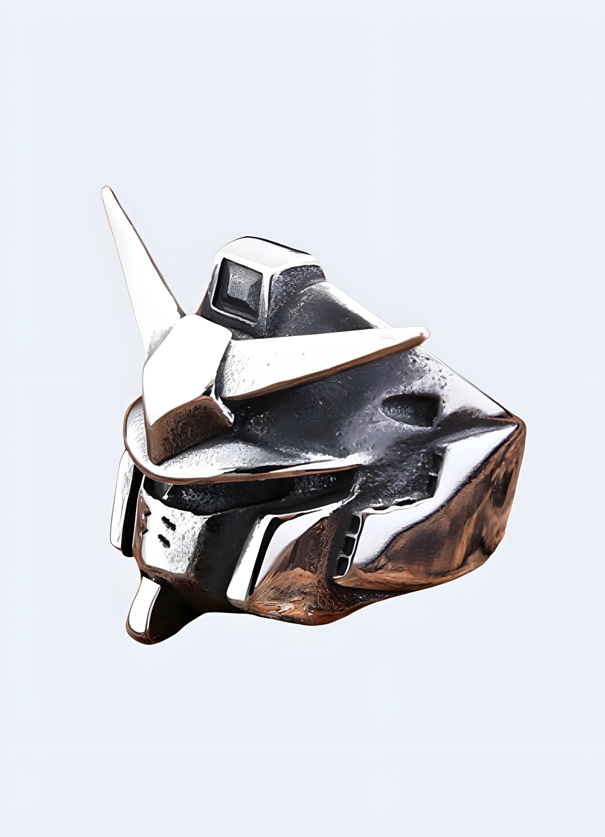 Robot design adjustable open band gundam ring.