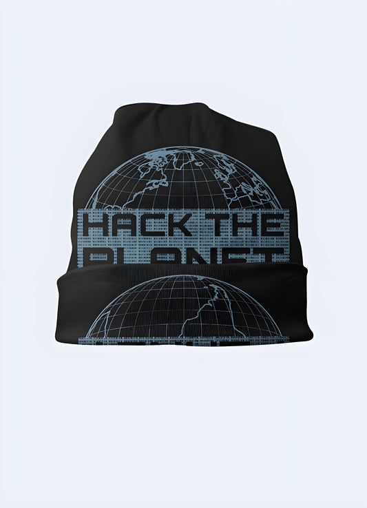 Sustainable adjustable insulated perfect beanie for hacking.
