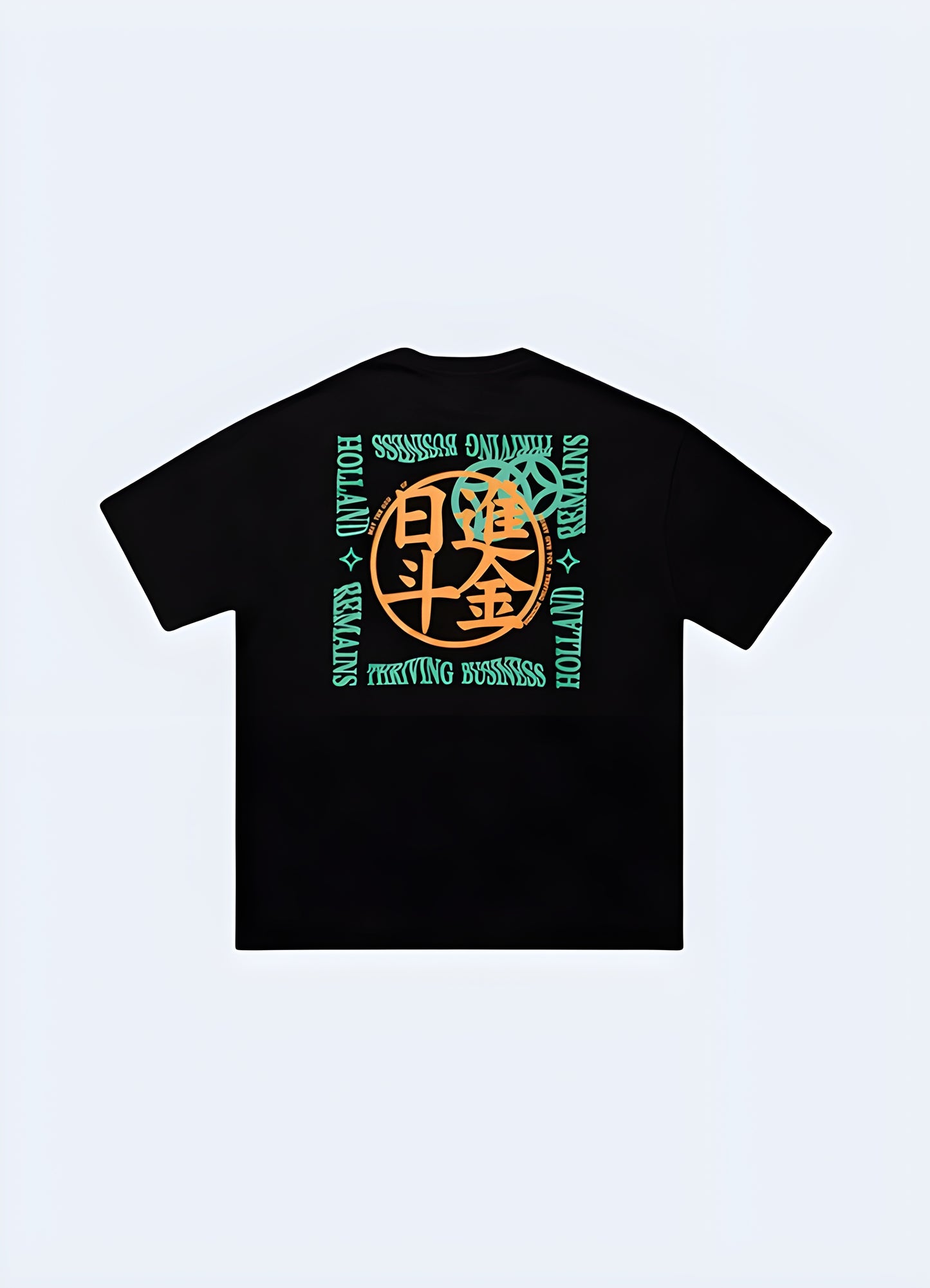 This essential oversized tee features a timeless korean print on breathable, loose fit for ultimate chill.