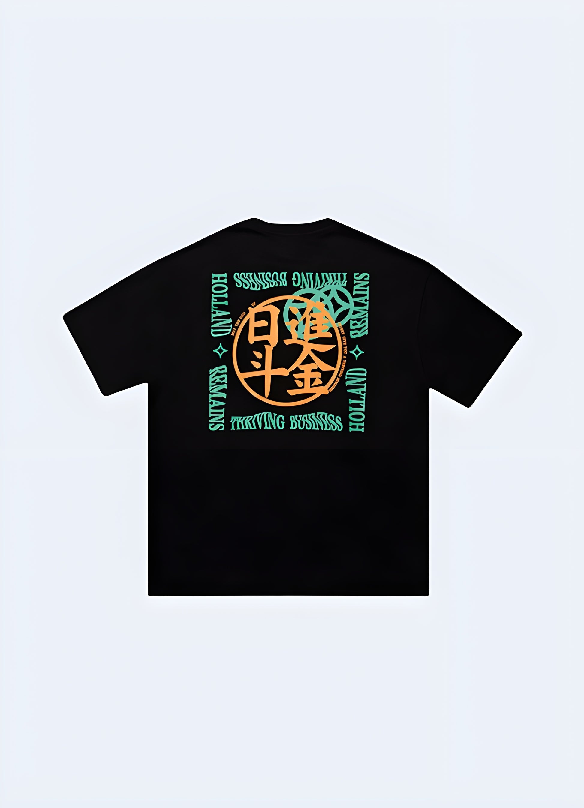 This essential oversized tee features a timeless korean print on breathable, loose fit for ultimate chill.