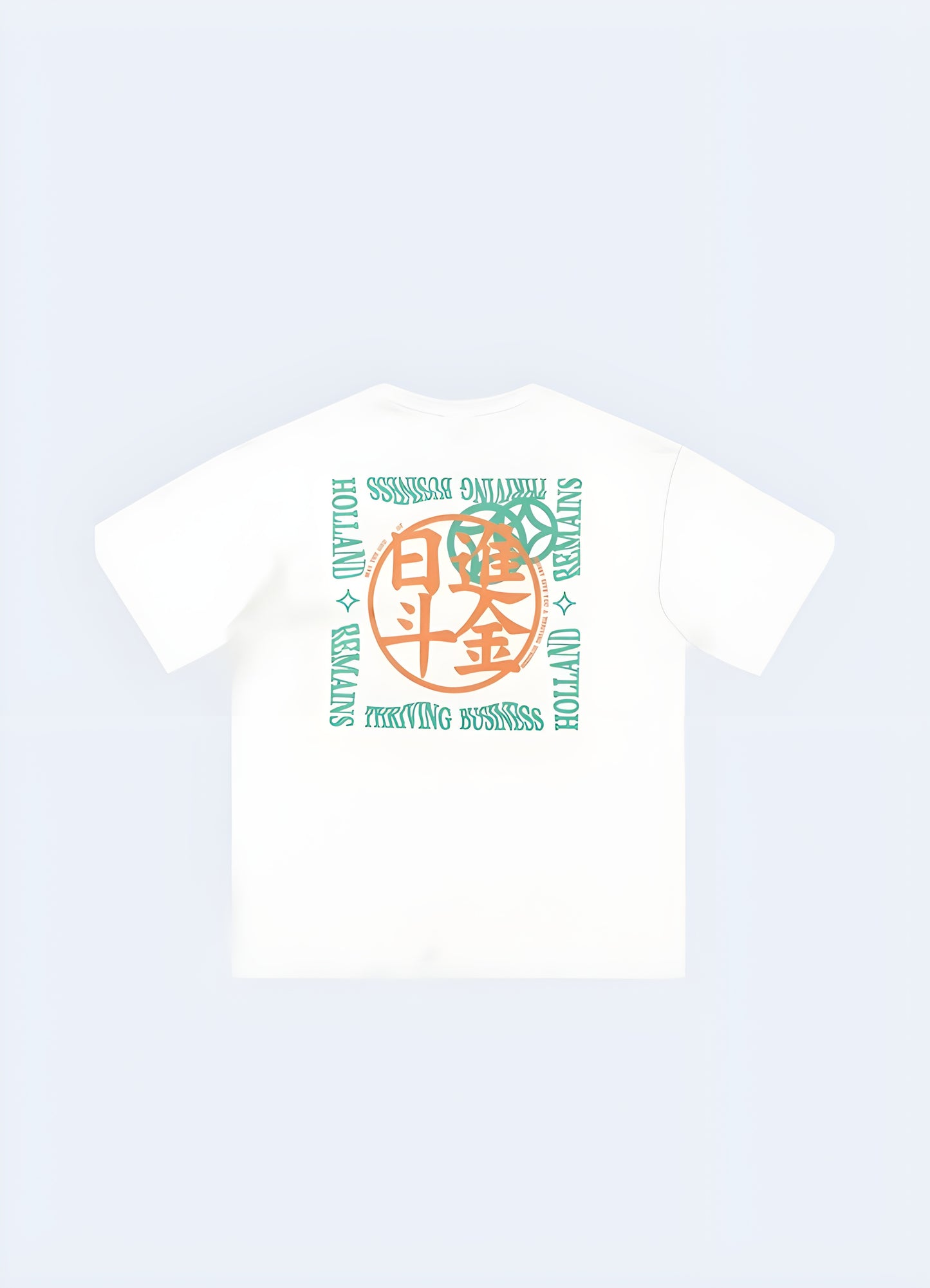 Level up your streetwear game with this oversized korean print tee white.