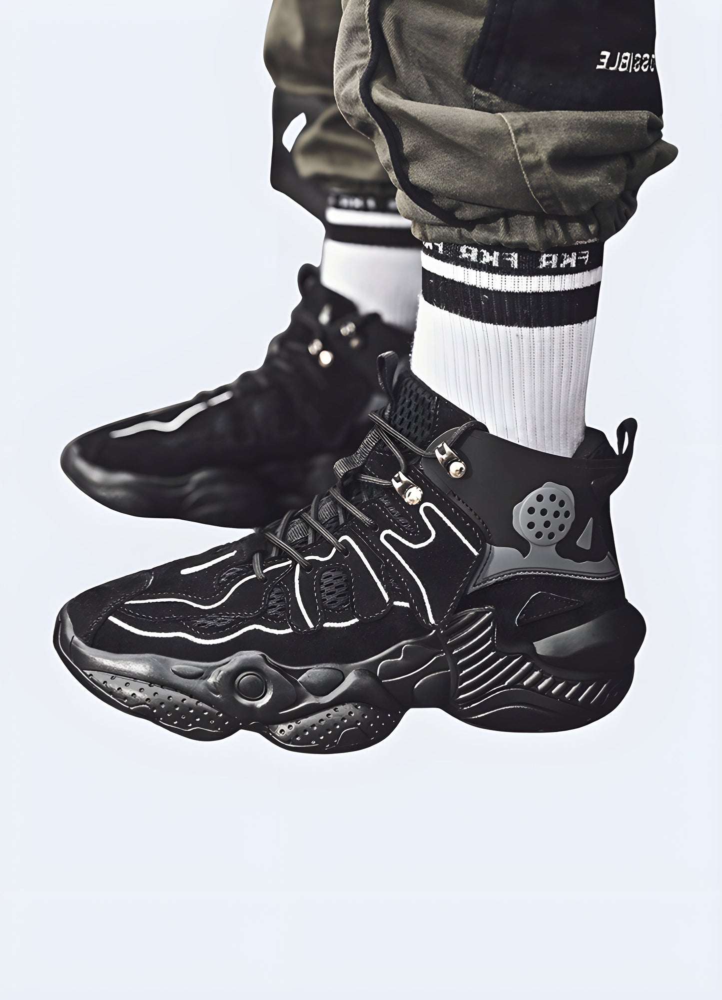 Darkwear shoes the thick and robust sole offers impressive shock absorption and wear resistance.