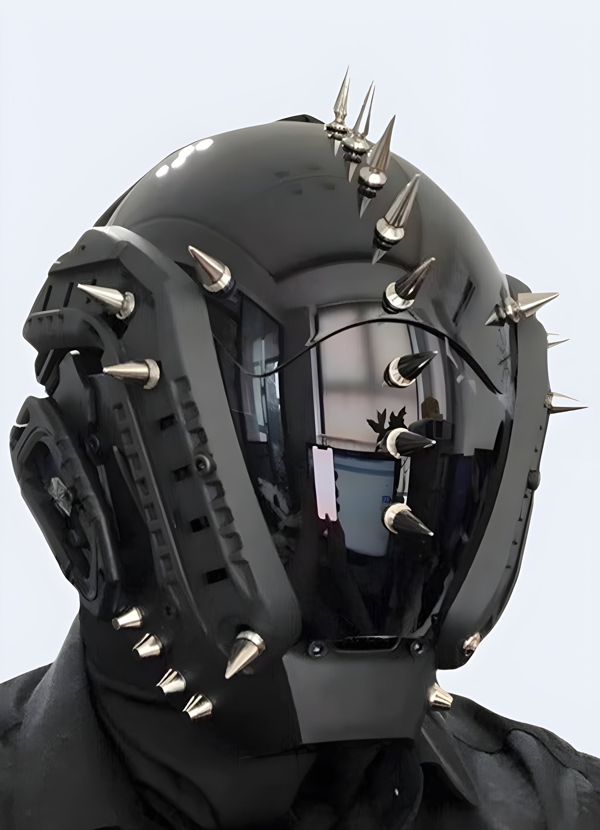 The exterior of the helmet features intricate patterns and subtle details that are guaranteed to turn heads.