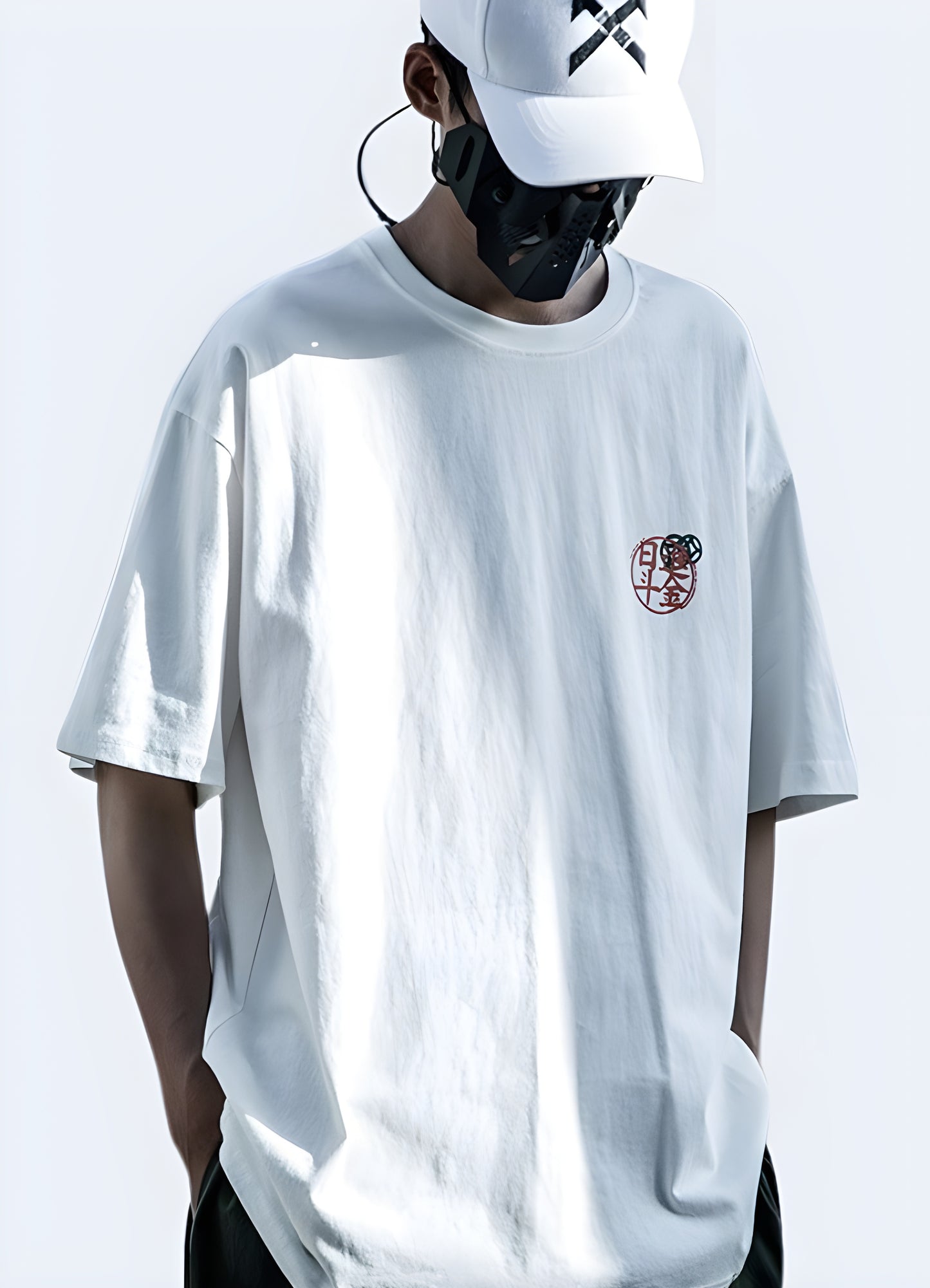 Channel your inner k-pop star with this oversized korean graphic tee.
