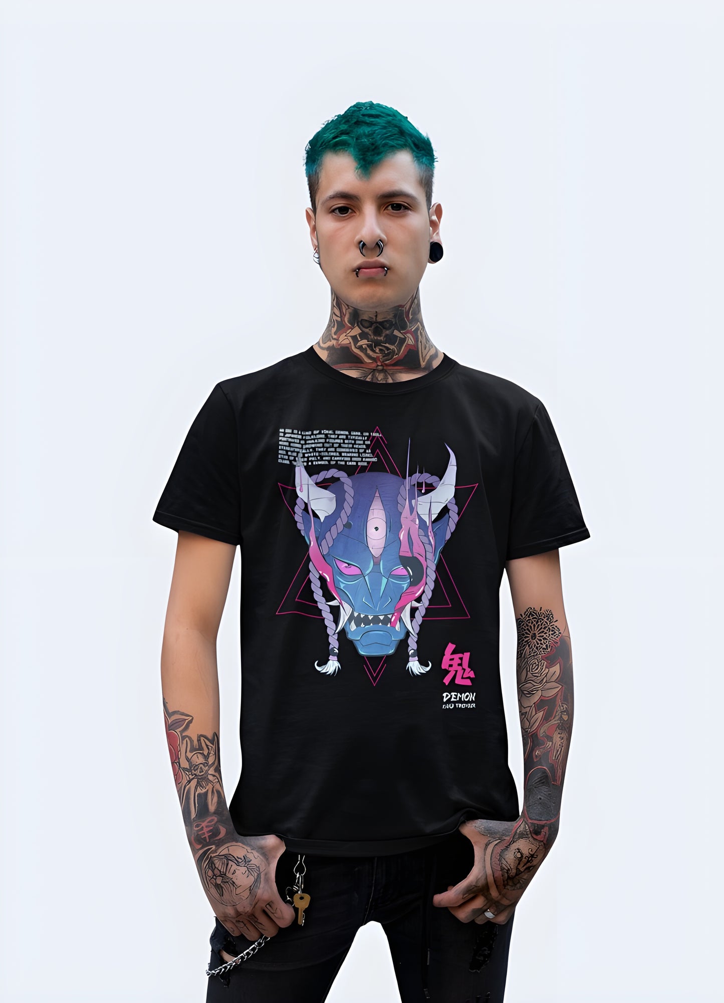 This oni tee embodies strength, resilience, and a touch of mischief.
