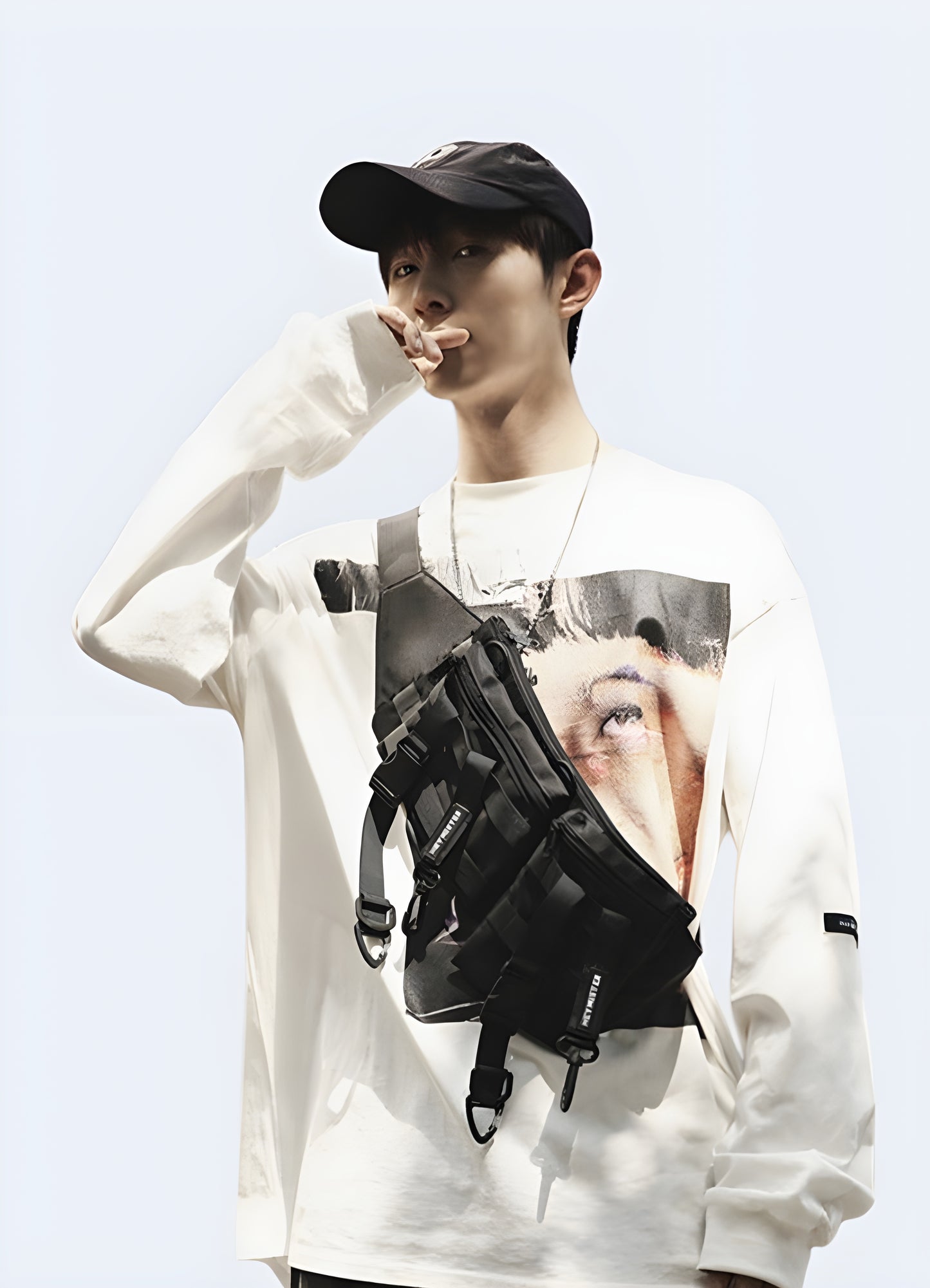 Tonal dark color palette secure quickaccess opening modular exterior attachment points.