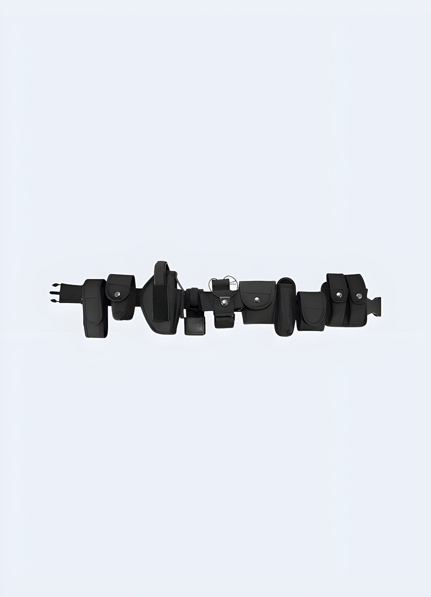 Multi pocket belt 10pcs cargo style front view.