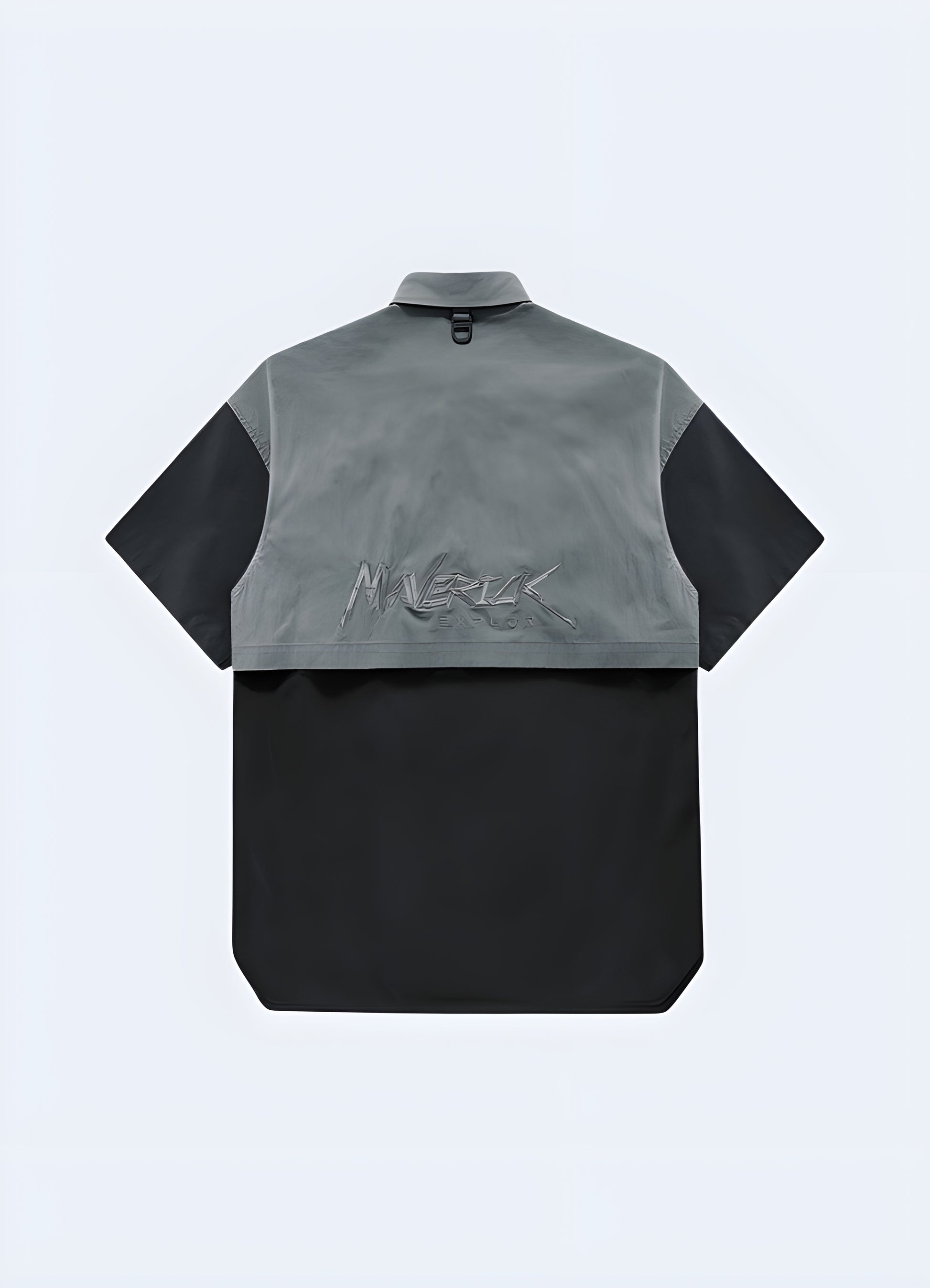 Each pocket adds to this masterpiece short sleeve button-up with multiple pockets.
