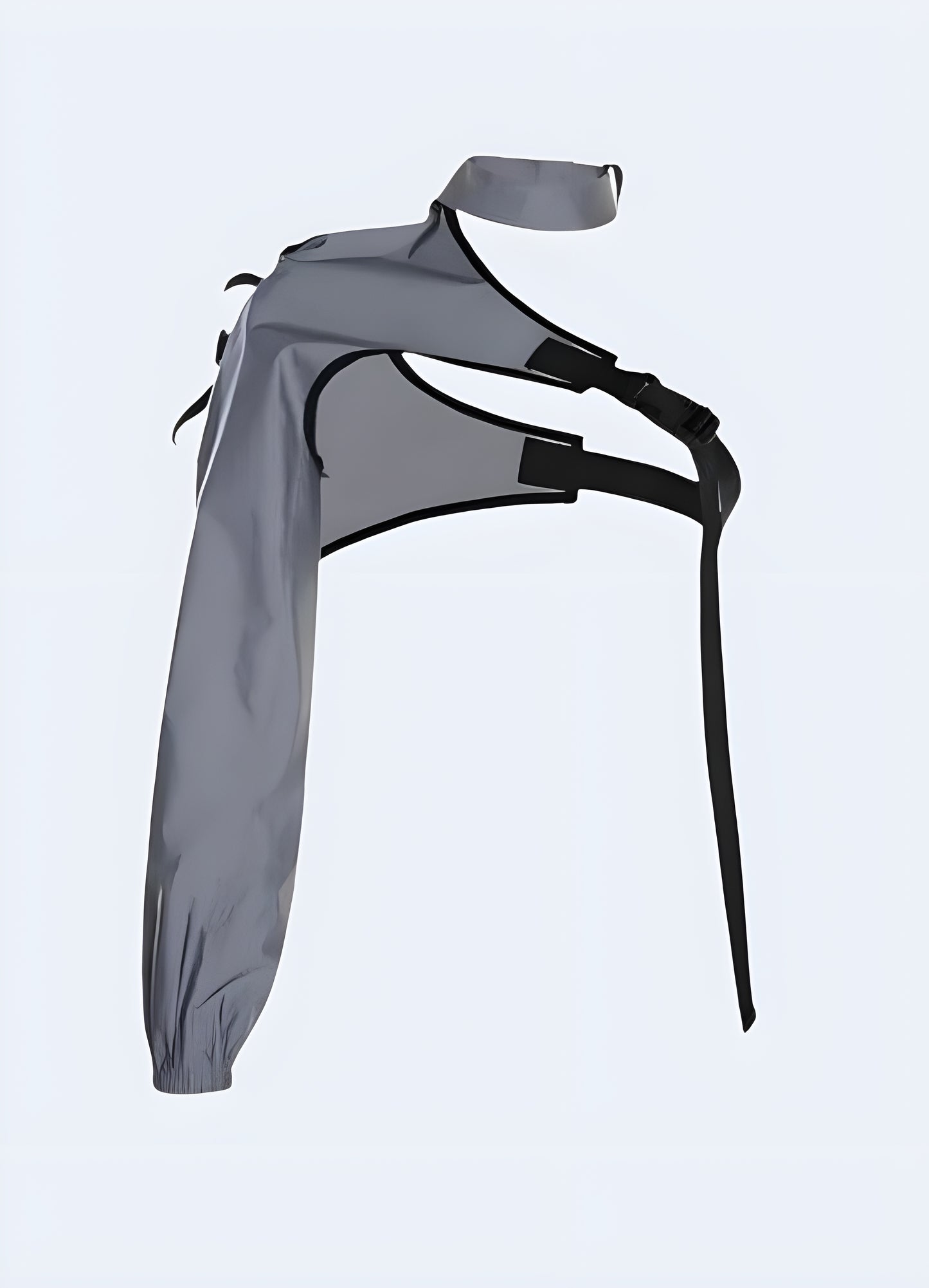 The one-shoulder top women reflective design adds a unique and edgy touch.