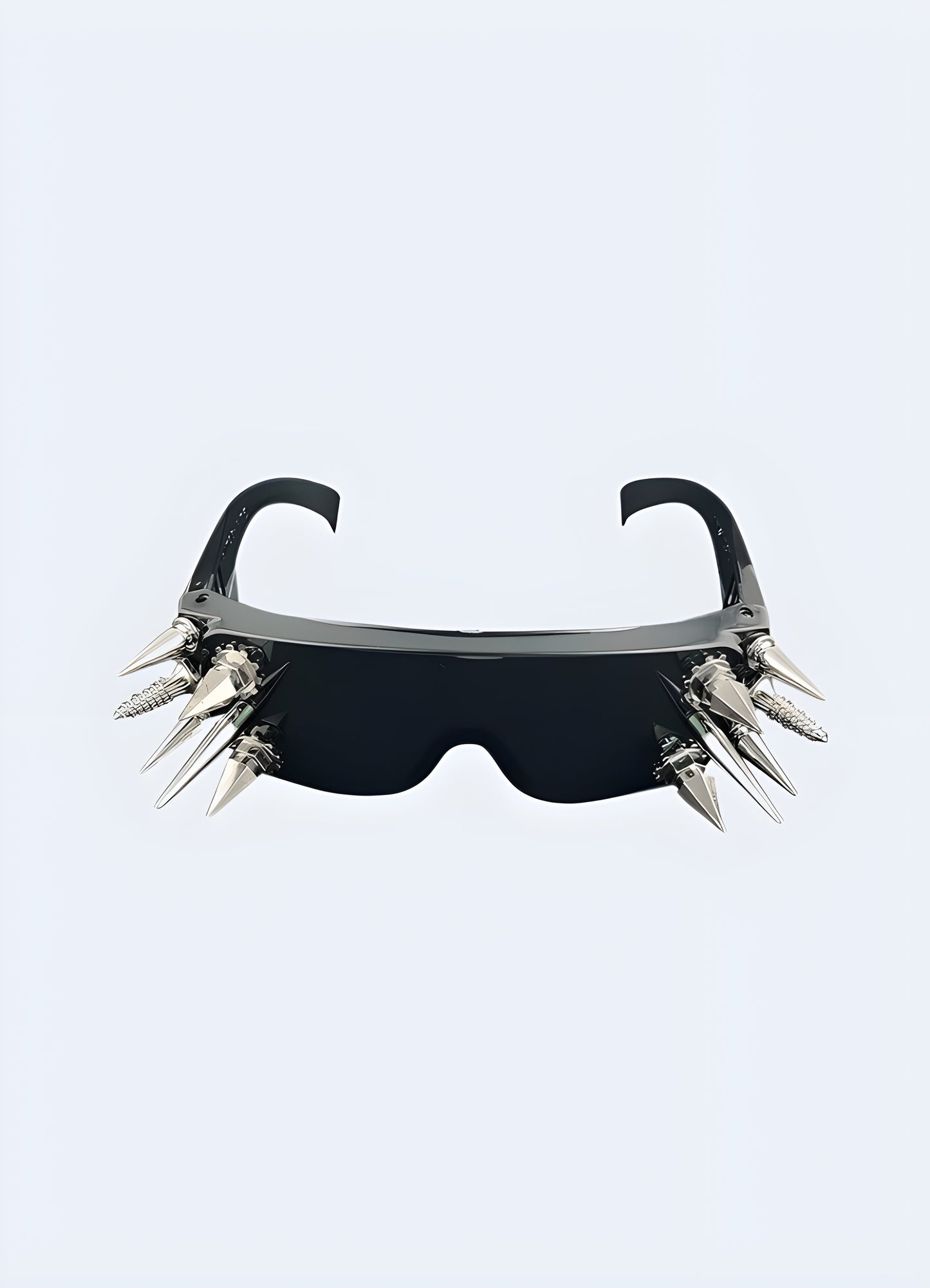 Edgy design, gradient lenses, and bold frame channel punk rock vibes for a statement look.