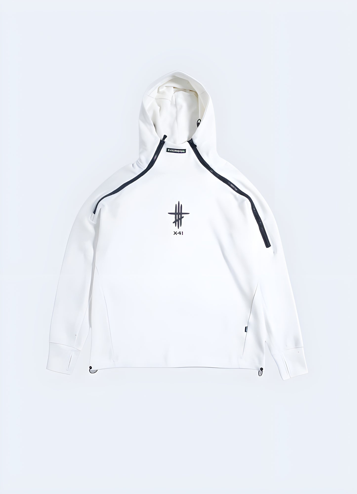 Experience pure comfort and effortless style in this shell pattern hoodie.