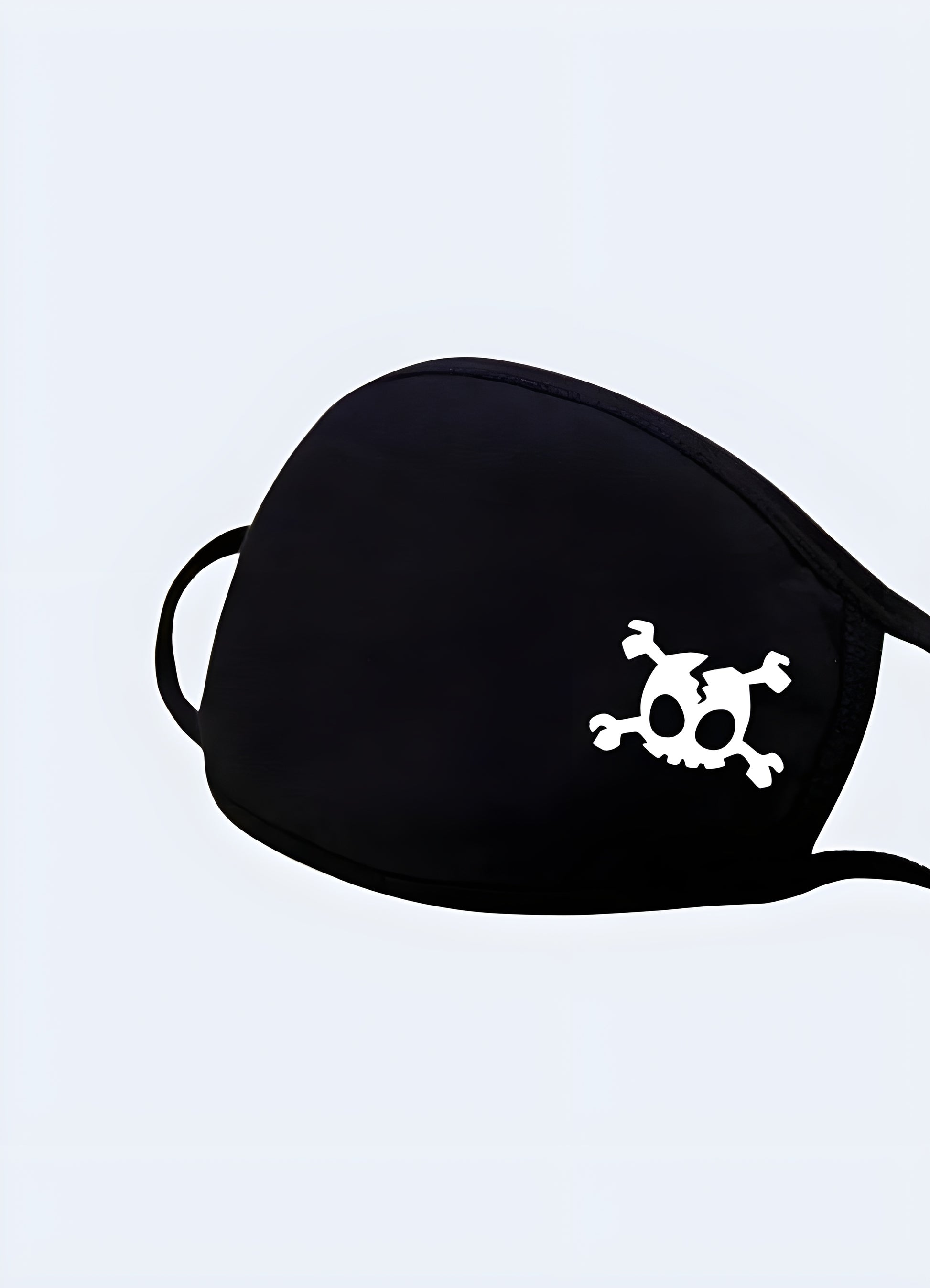 This creepy yet comfortable skeleton face mask features complete cranial coverage and an adjustable strap.