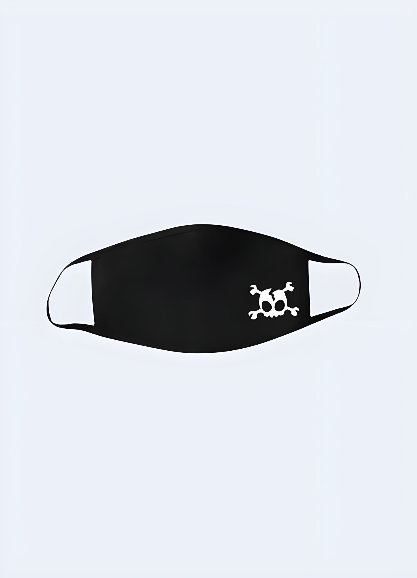 This creepy yet comfortable skeleton face mask features complete cranial coverage and an adjustable strap.