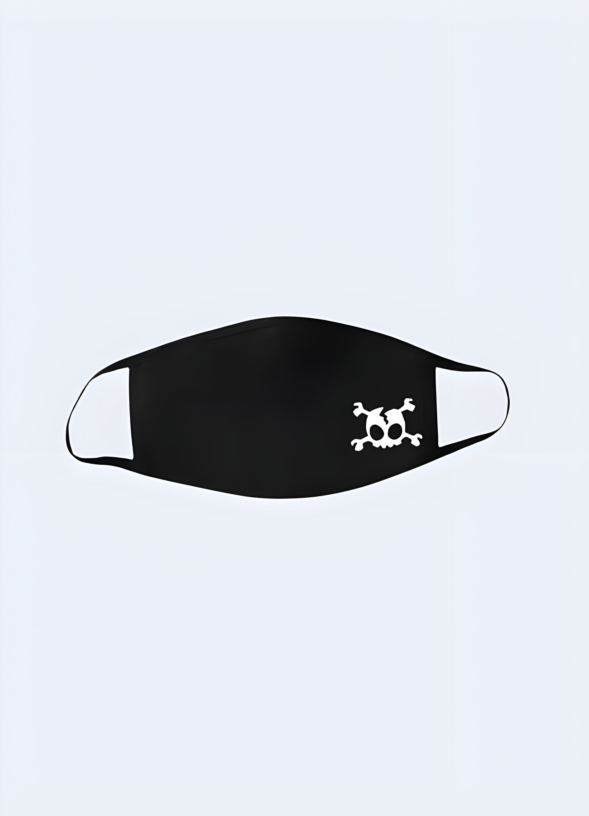 This creepy yet comfortable skeleton face mask features complete cranial coverage and an adjustable strap.