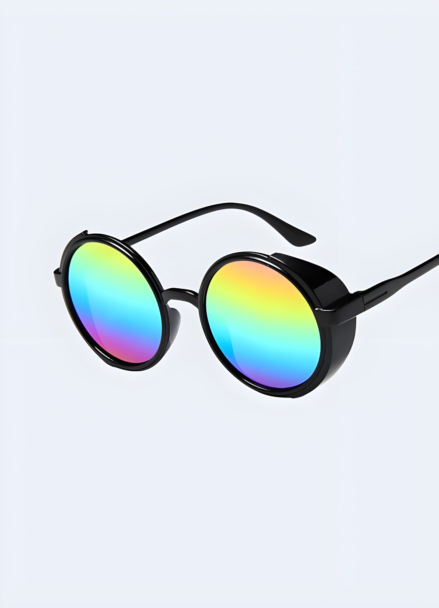 These sunglasses boast intricate details, spring hinges, and polarized lenses for impeccable style and vision.