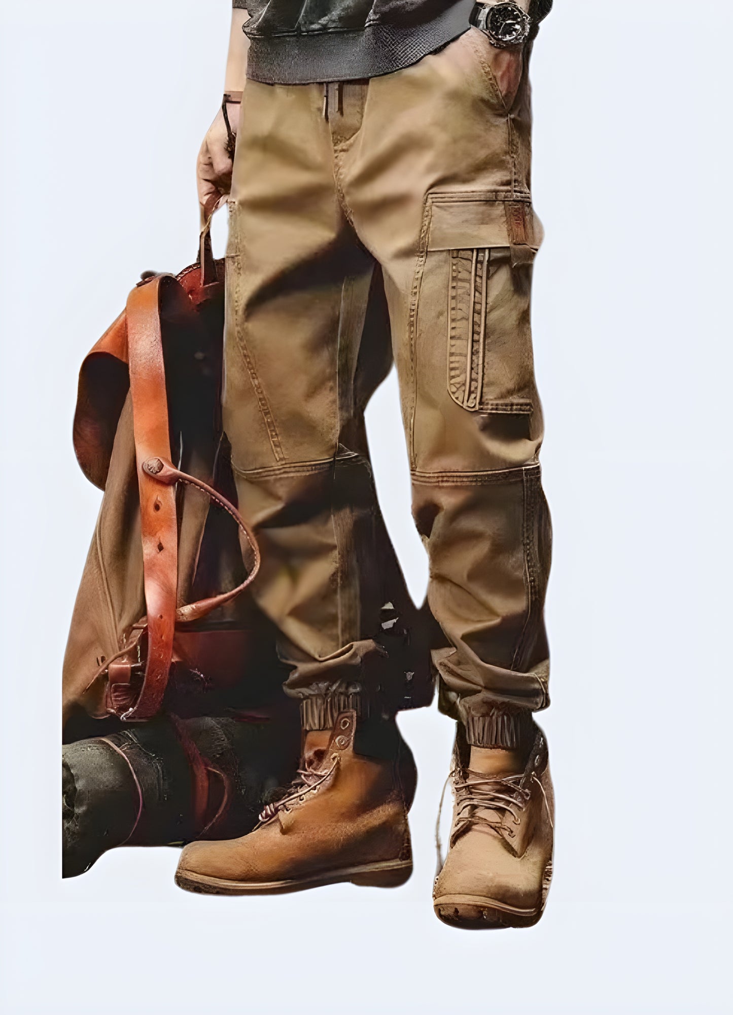 Personalised side pockets for comfort and versatility surplus airborne vintage pants.