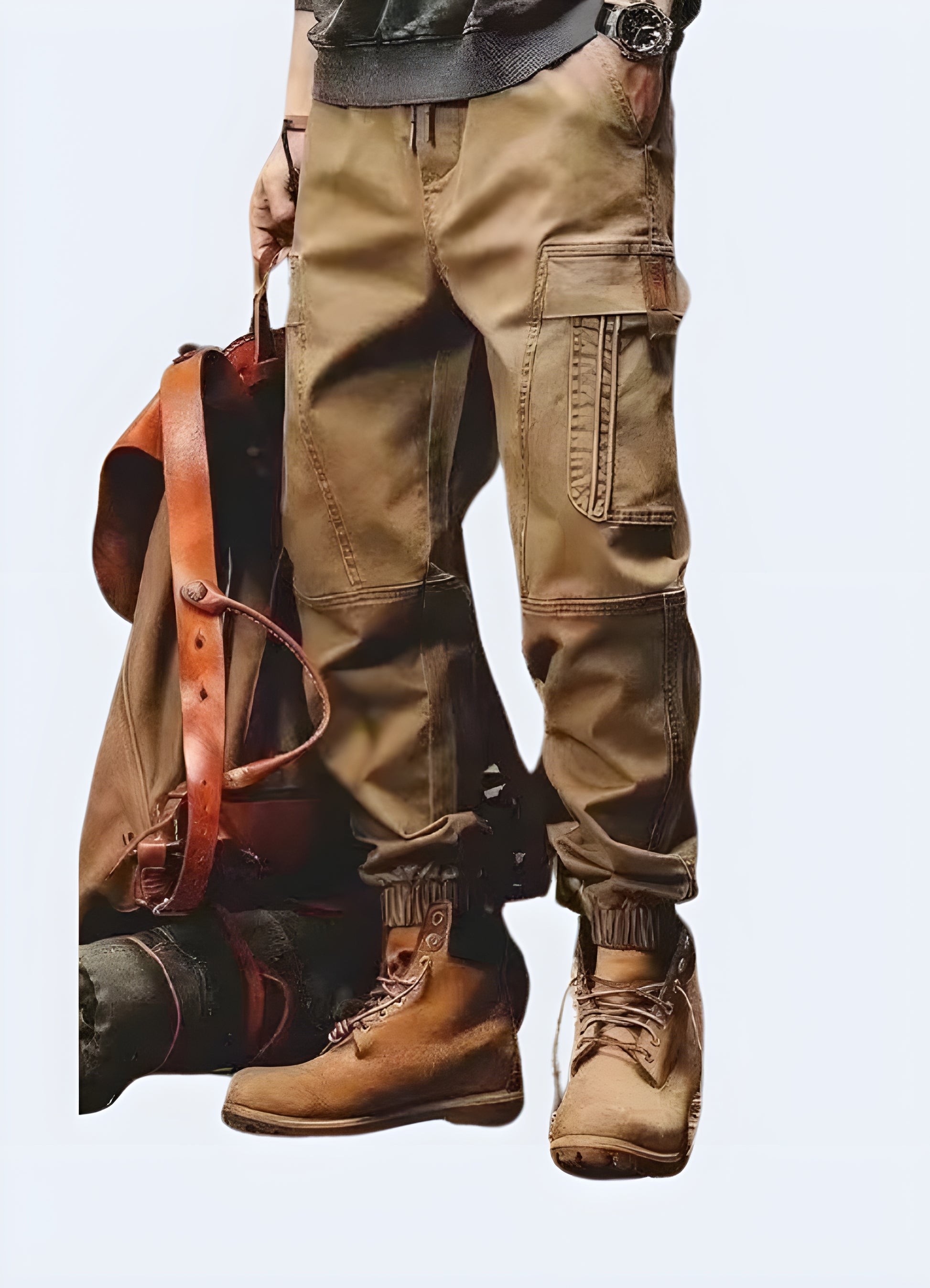 Personalised side pockets for comfort and versatility surplus airborne vintage pants.