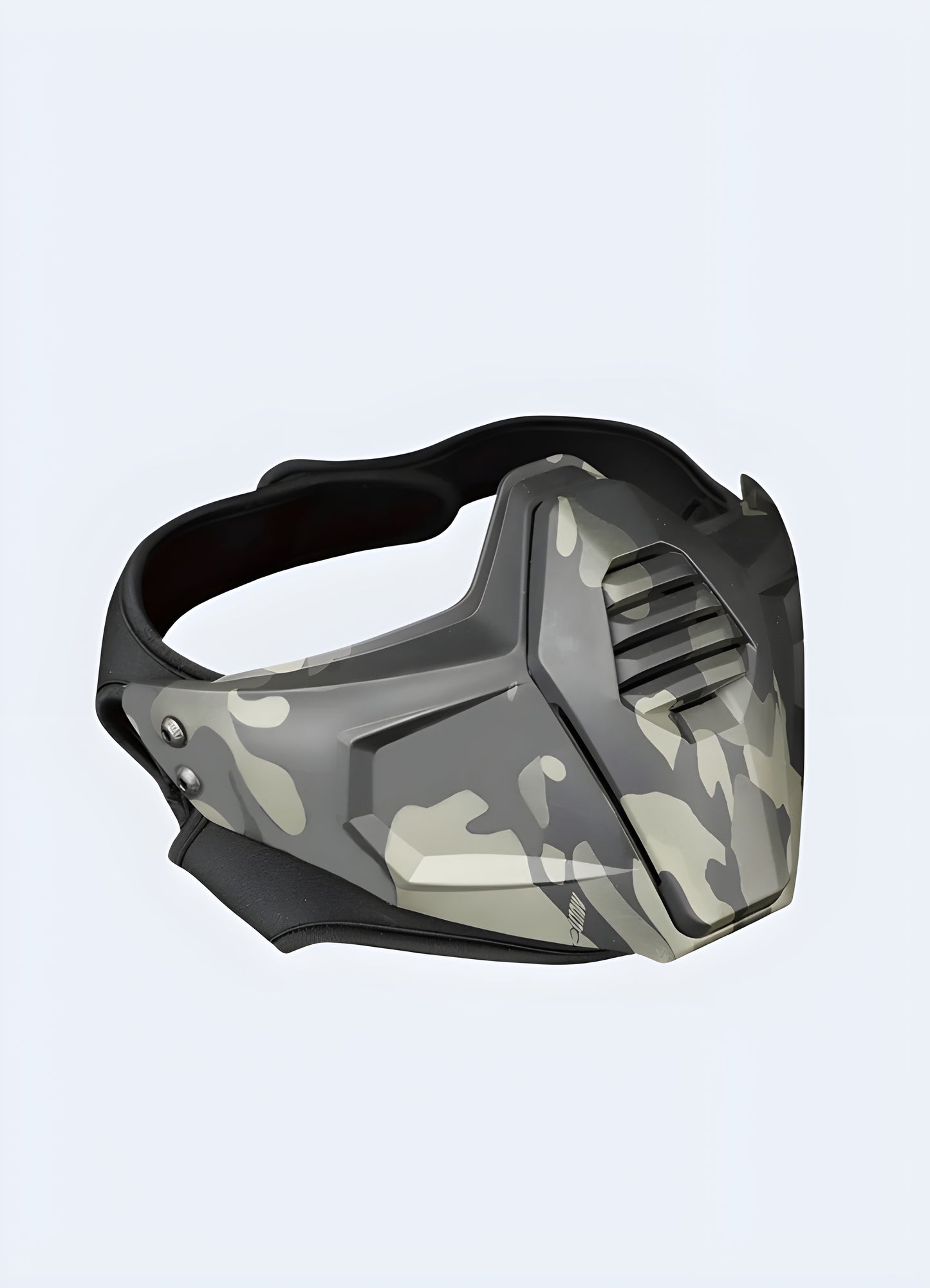 Moisture wicking interior tactical half mask.