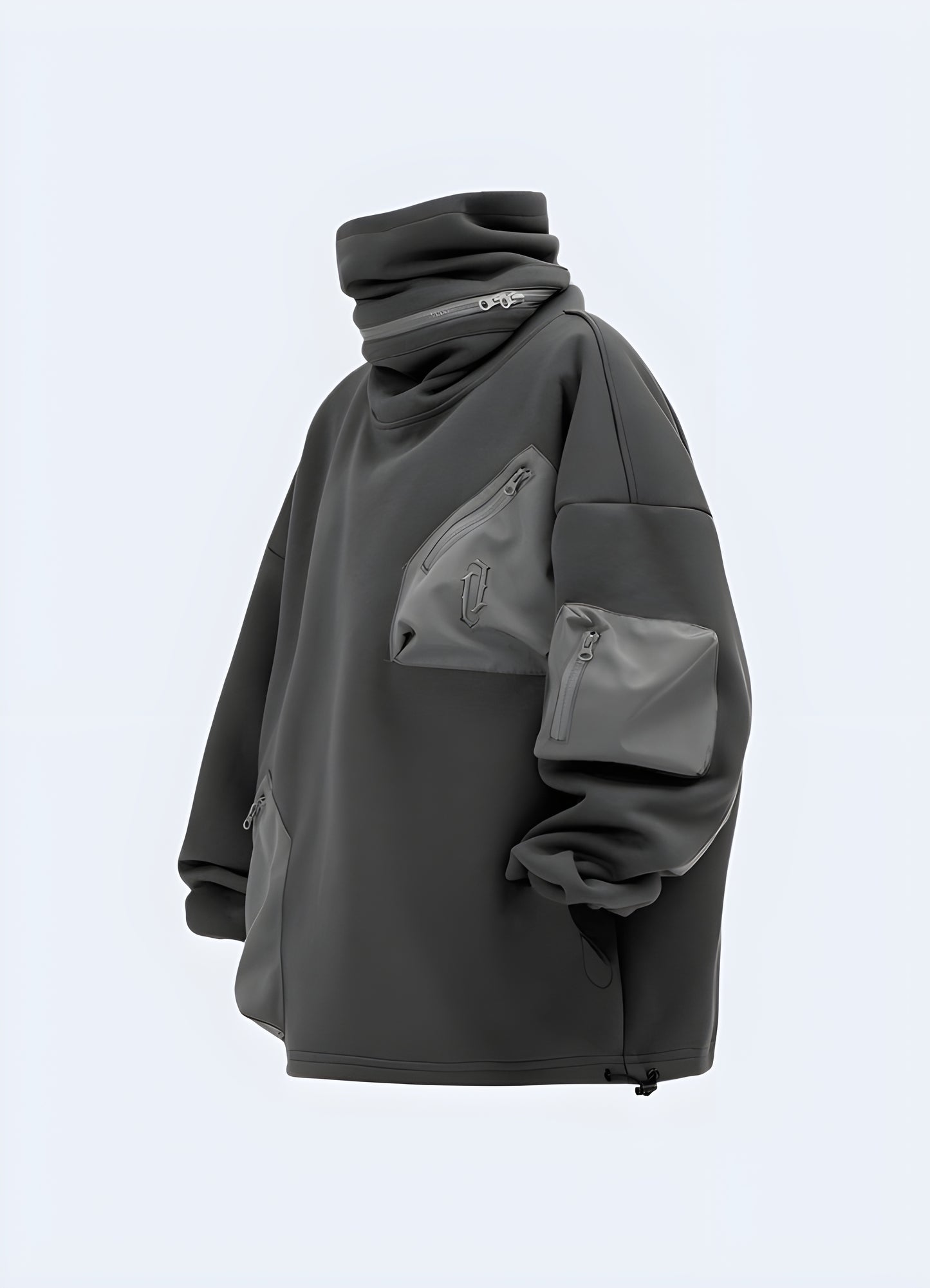 Embrace gender-neutral style with this versatile tactical graphic sweatshirt.