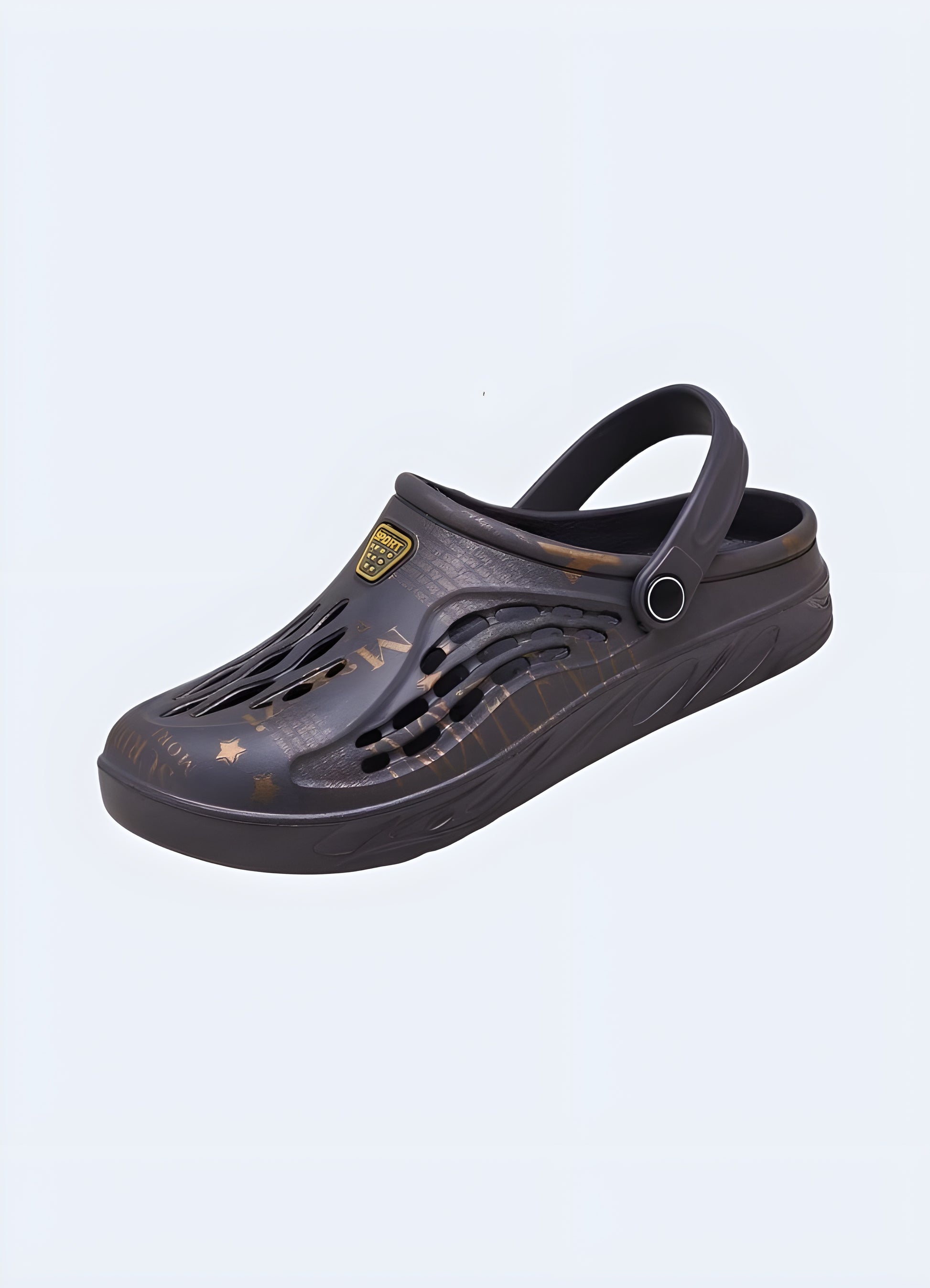 Modern urban technical design convenient back-strap entry.