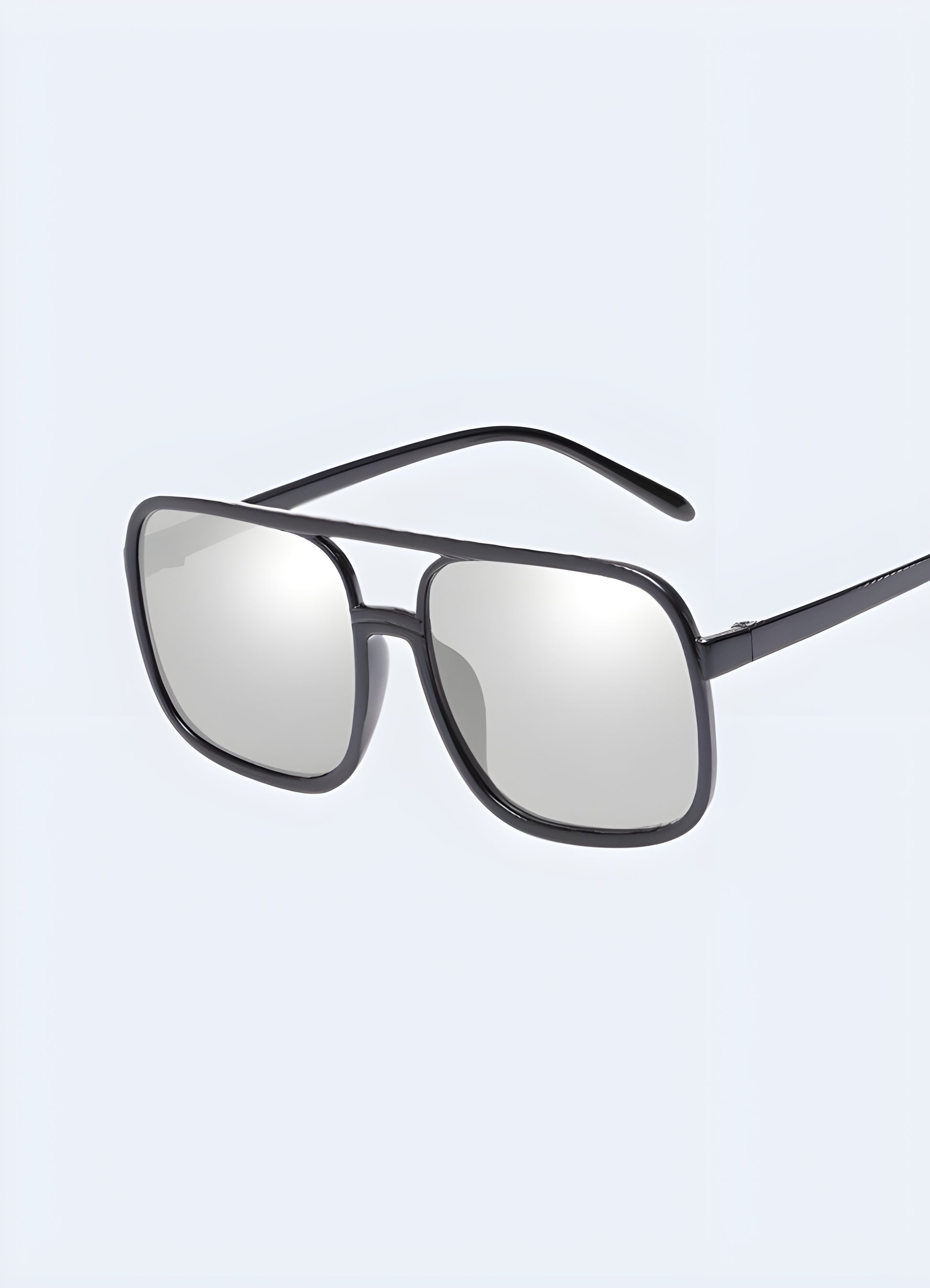 Experience the world through Tony Stark's eyes with the vibrant red lenses.