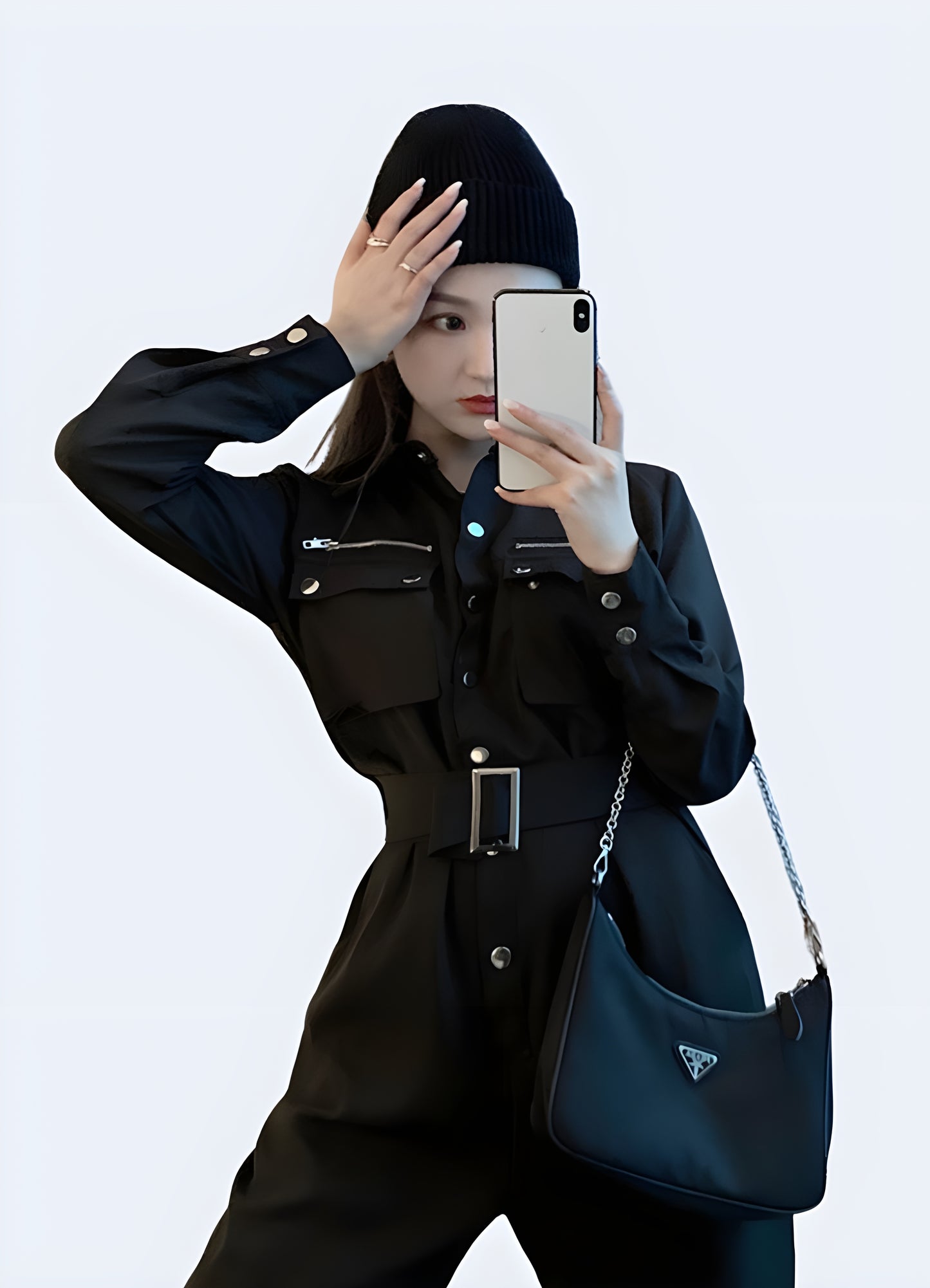 The beauty of this jumpsuit lies in its styling flexibility.