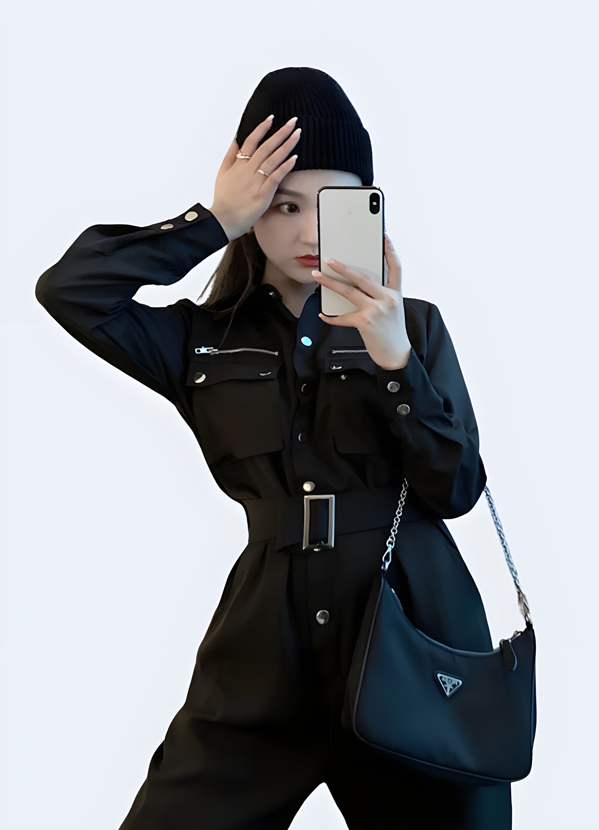 The beauty of this jumpsuit lies in its styling flexibility.