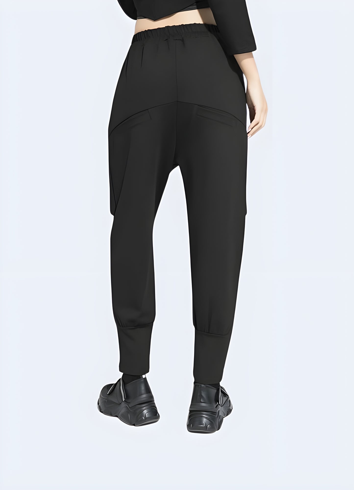 Multi pocket back side tactical women pants.