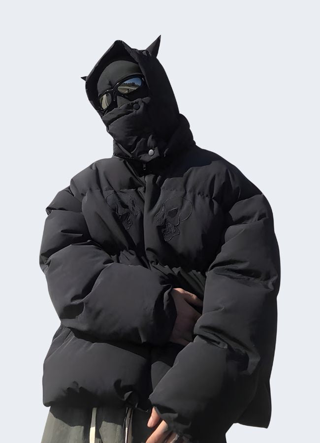 Devil Horn Puffer Jacket – Techwear Australia