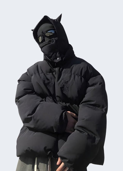 Devil Horn Puffer Jacket – Techwear Australia