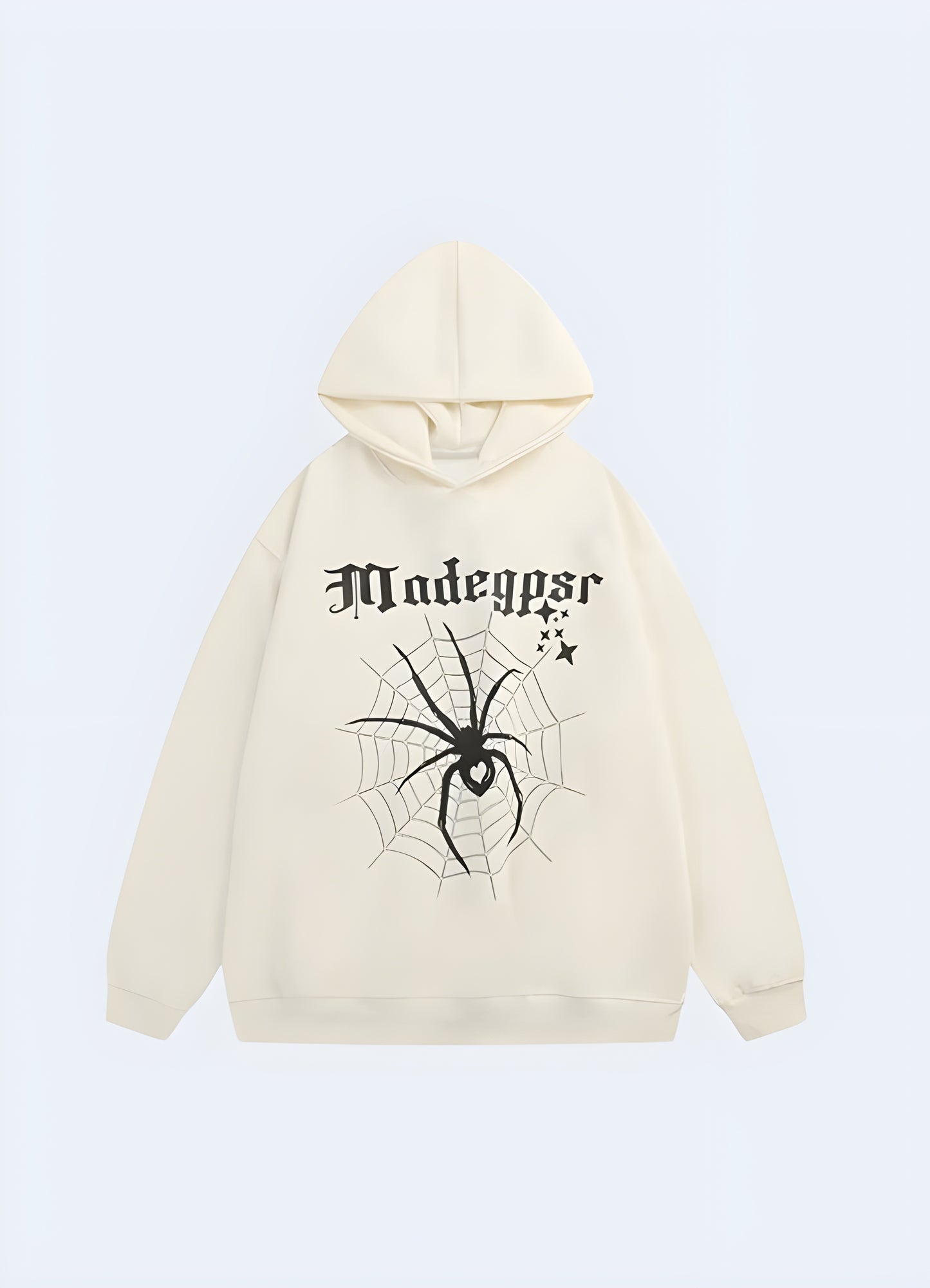 The apricot spider hoodie promises both warmth and breathability.