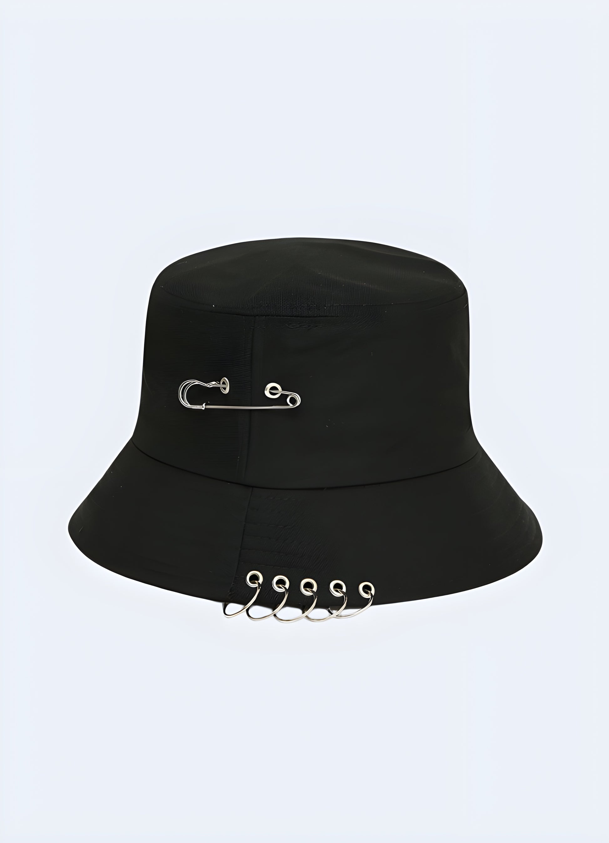 Black Bucket Hat With Rings – Techwear Australia