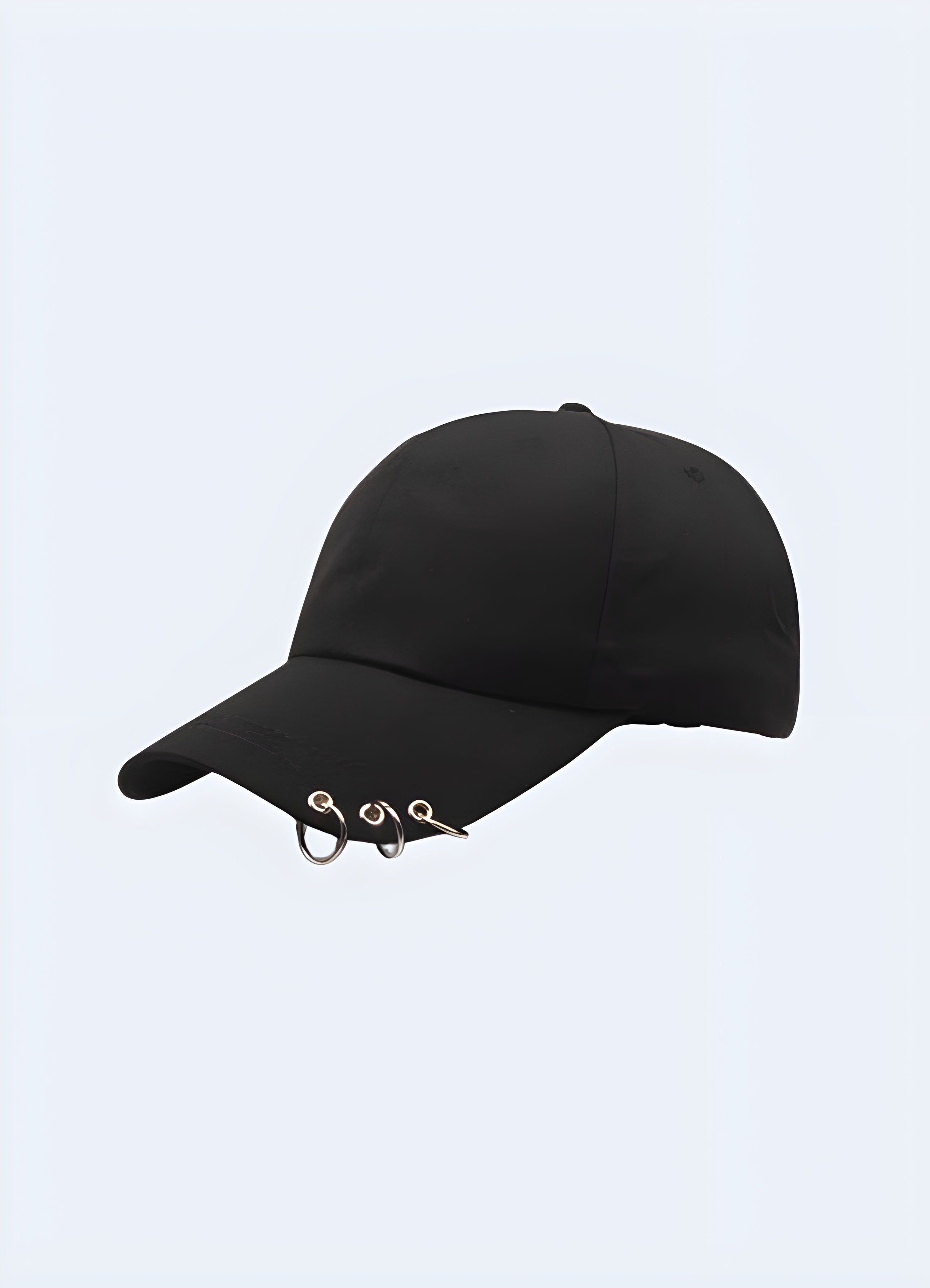 Hats With Rings Black Hat With Rings – Techwear Australia