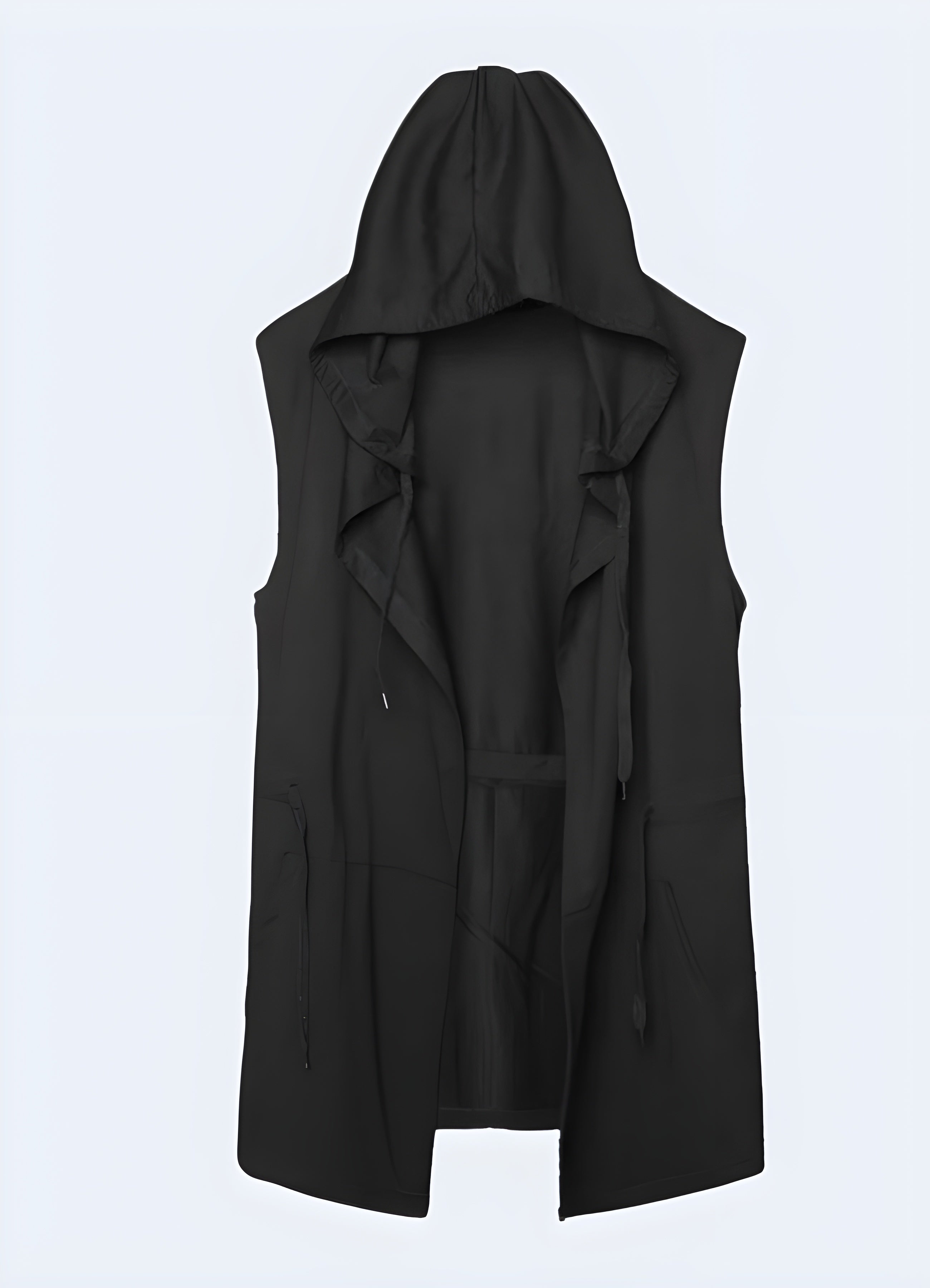 Black Sleeveless Jacket Techwear Australia