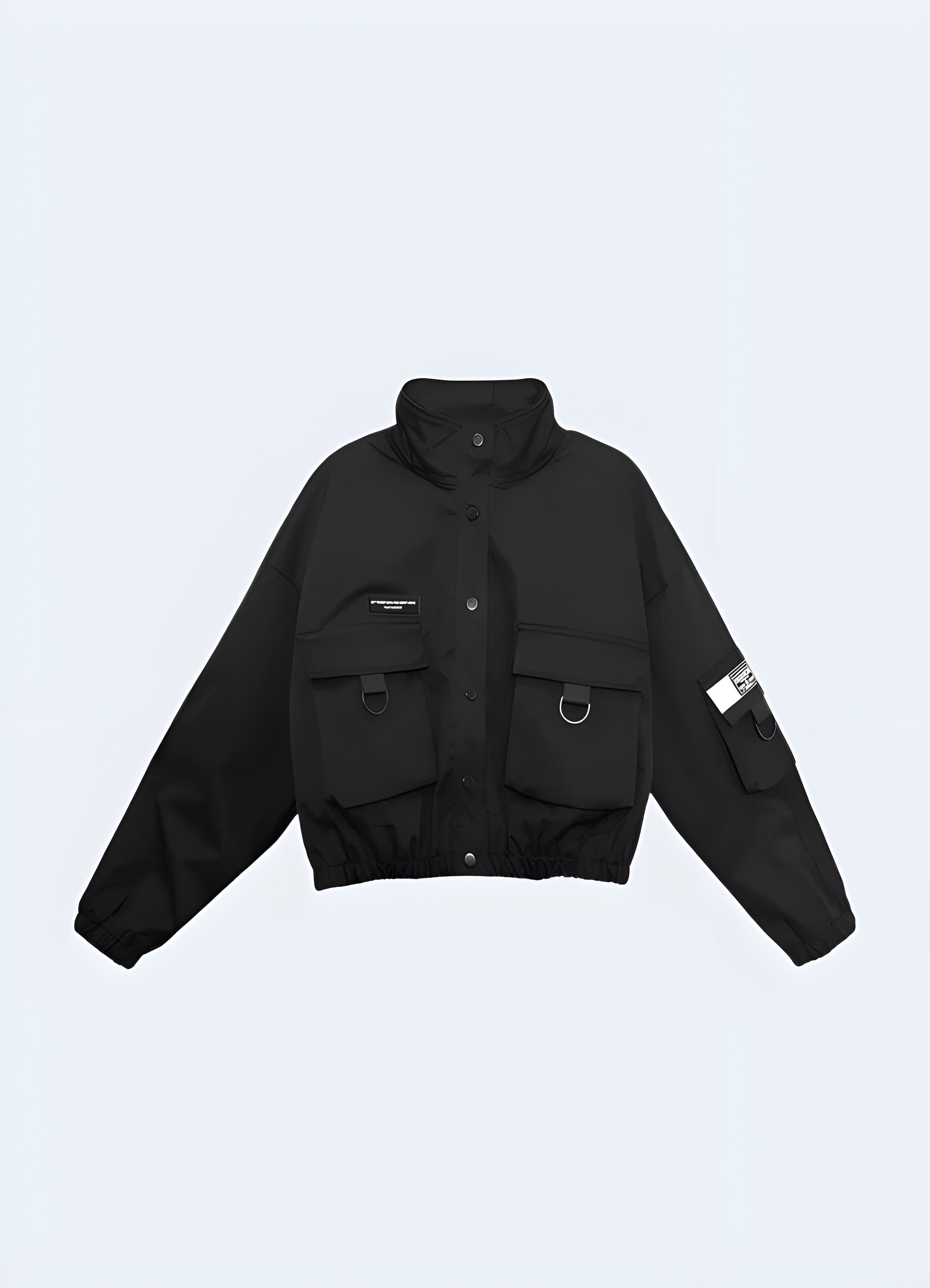 MELT THE LADY utility jacket　ブラック Black Women's Utility Jacket – Techwear Australia