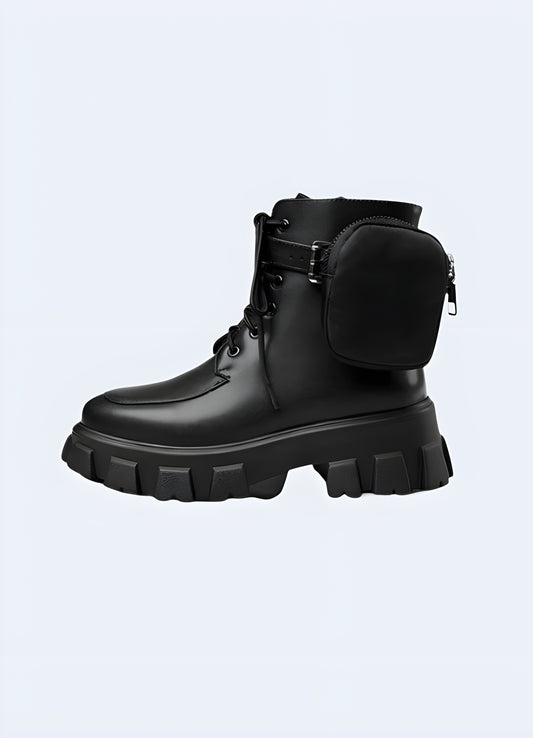 These techwear half-boots will bring you a badass style while being highly practical. 