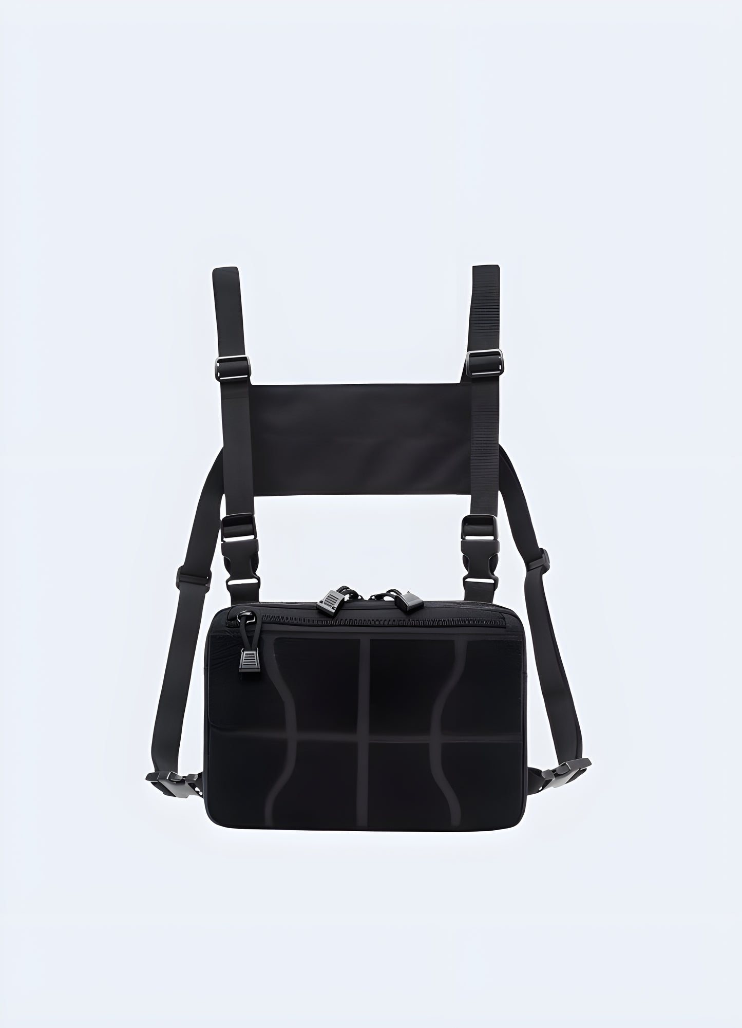 The casual chest bag is also comfortable to wear, with adjustable straps that allow you to customize the fit.