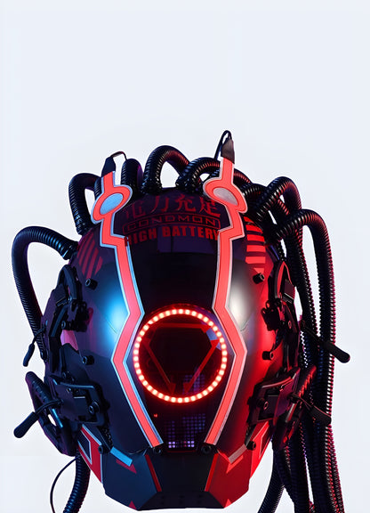 Cyberpunk Samurai Mask Helmet – Techwear Australia