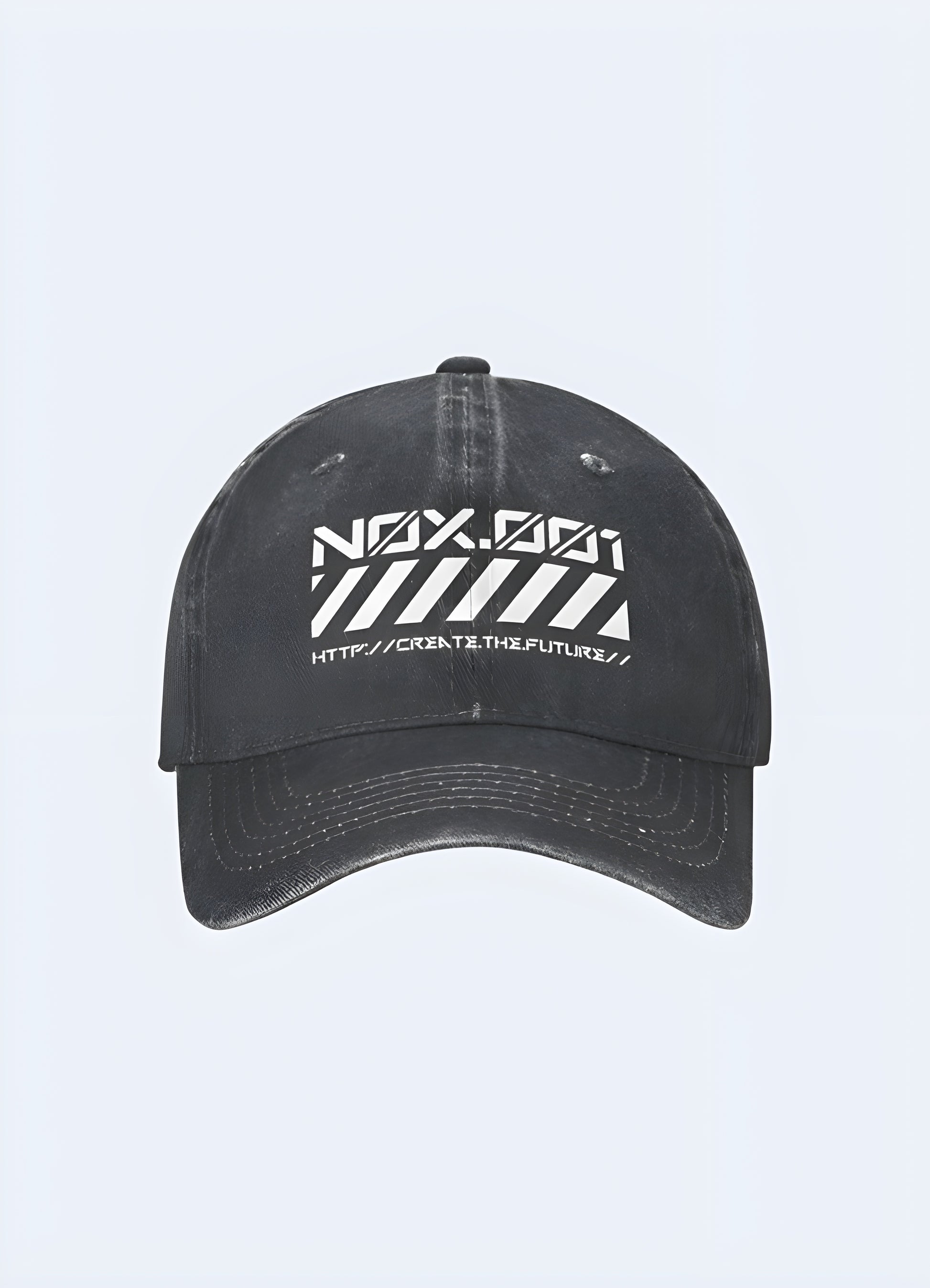 Express your cyberpunk style with this statement cap.